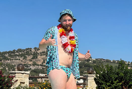 Man Wearing Bad Shirt Club Hawaiian Shirt