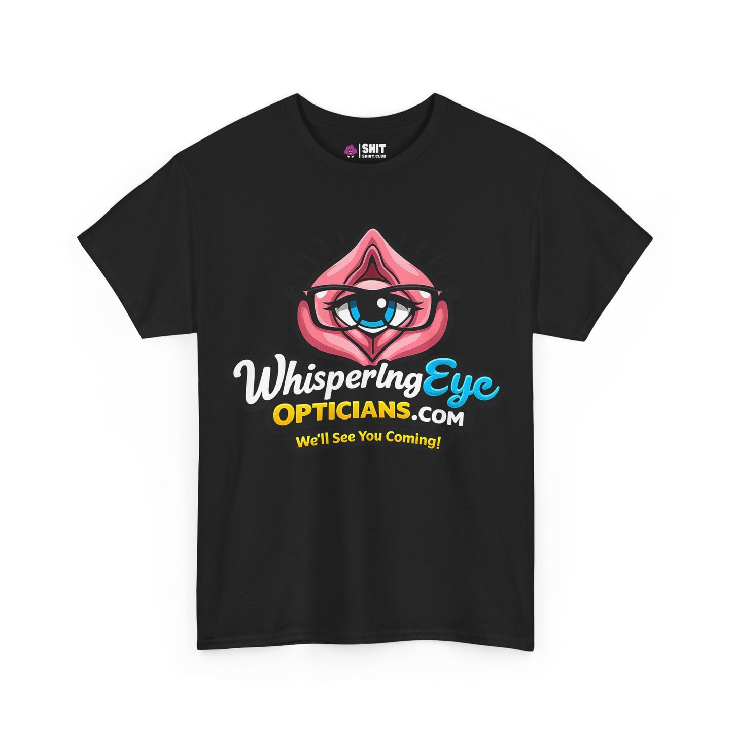 Whispering Eye Opticians Logo Tee (We'll See You Coming!)
