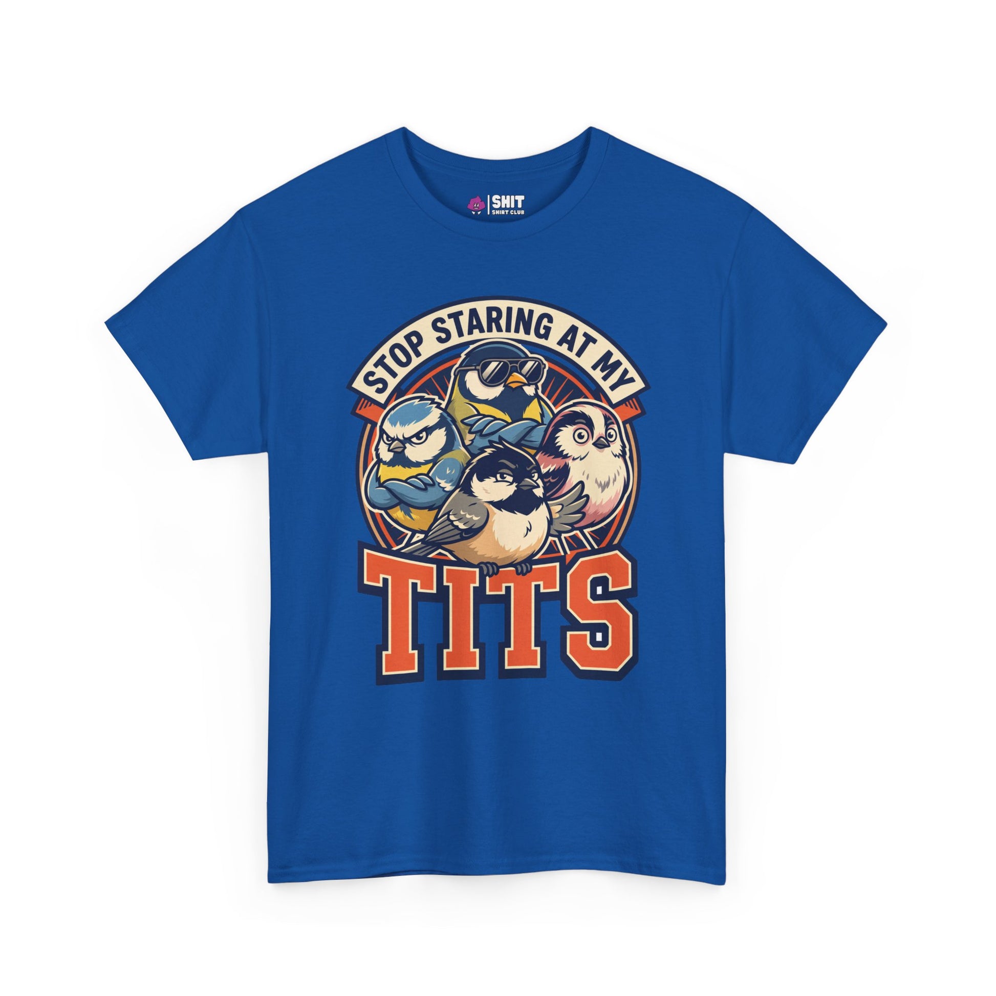 “Stop Staring at My Tits” Stag Do Tee - Shit Shirt Club