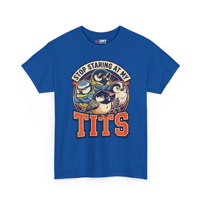 “Stop Staring at My Tits” Stag Do Tee - Shit Shirt Club