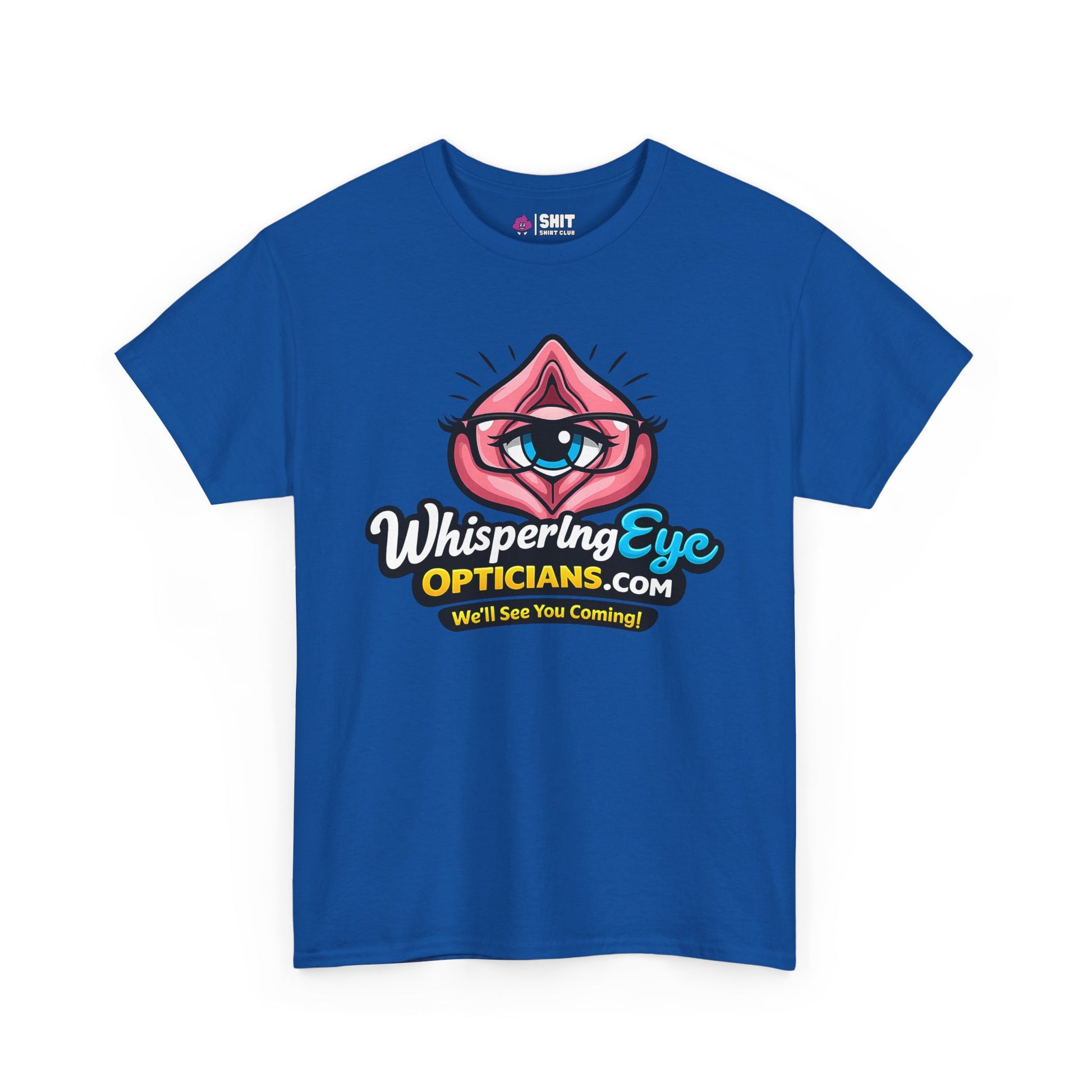 Whispering Eye Opticians Logo Tee (We'll See You Coming!) - Shit Shirt Club