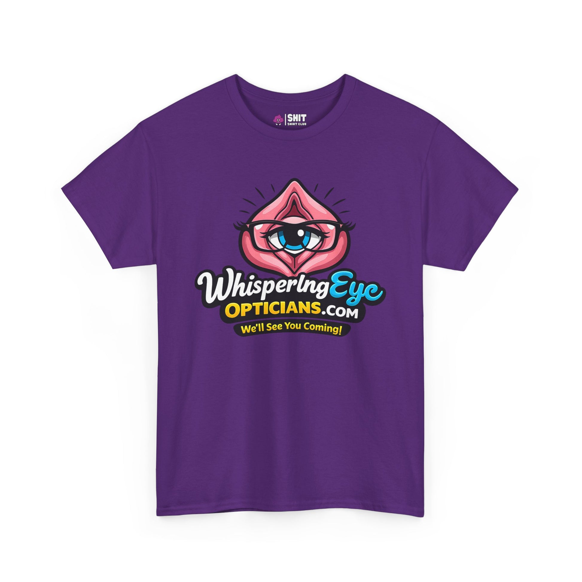 Whispering Eye Opticians Logo Tee (We'll See You Coming!) - Shit Shirt Club