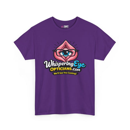 Whispering Eye Opticians Logo Tee (We'll See You Coming!) - Shit Shirt Club