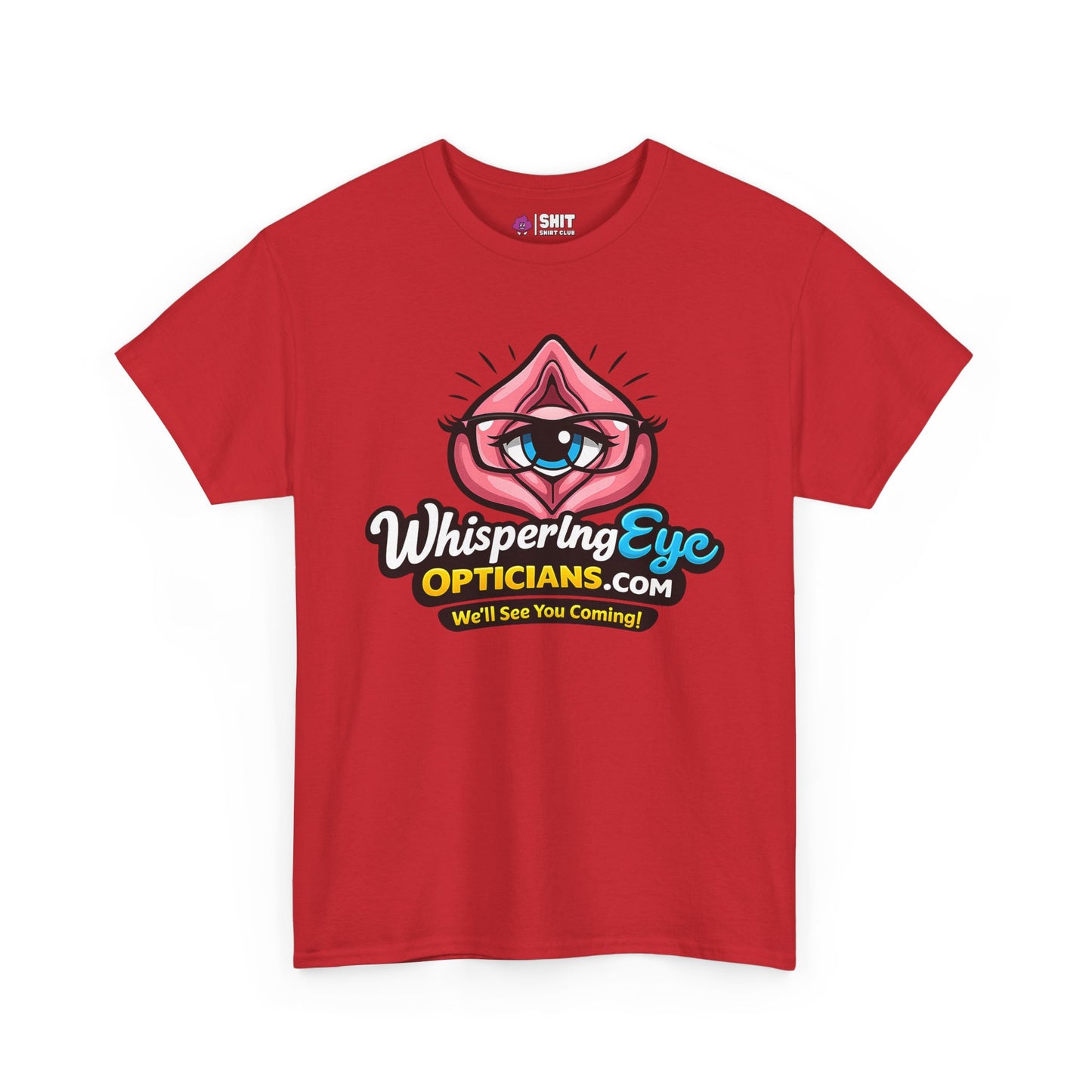 Whispering Eye Opticians Logo Tee (We'll See You Coming!) - Shit Shirt Club
