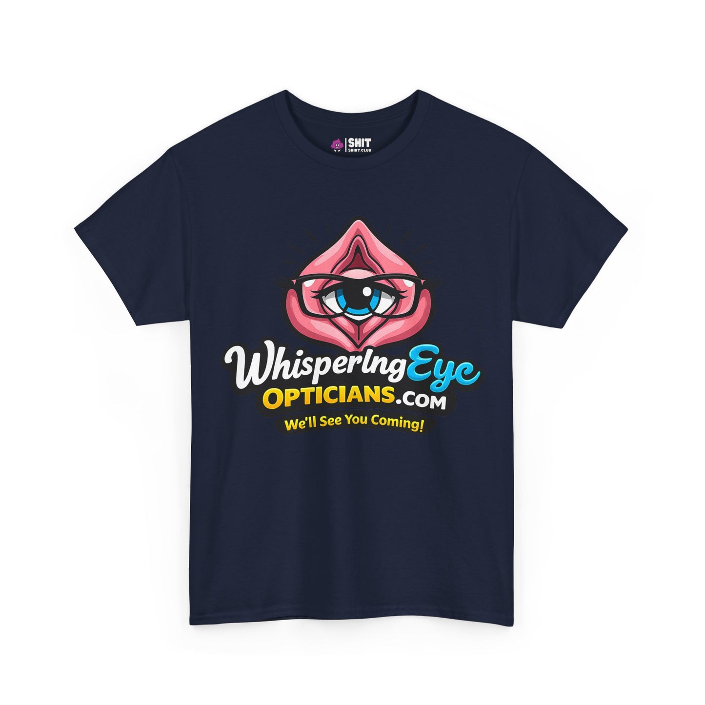 Whispering Eye Opticians Logo Tee (We'll See You Coming!)