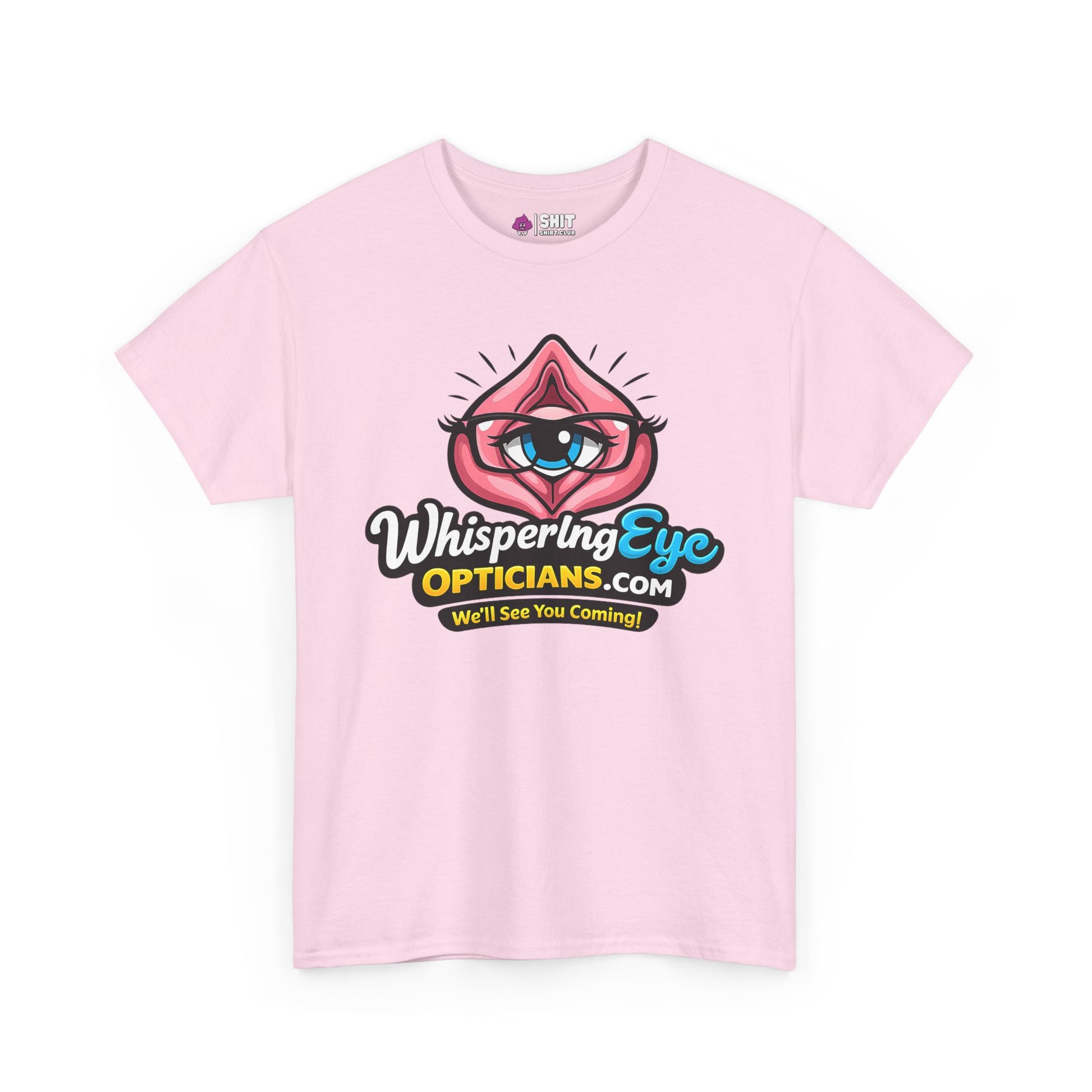 Whispering Eye Opticians Logo Tee (We'll See You Coming!) - Shit Shirt Club
