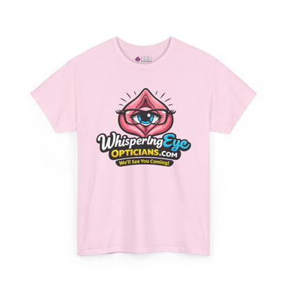 Whispering Eye Opticians Logo Tee (We'll See You Coming!) - Shit Shirt Club