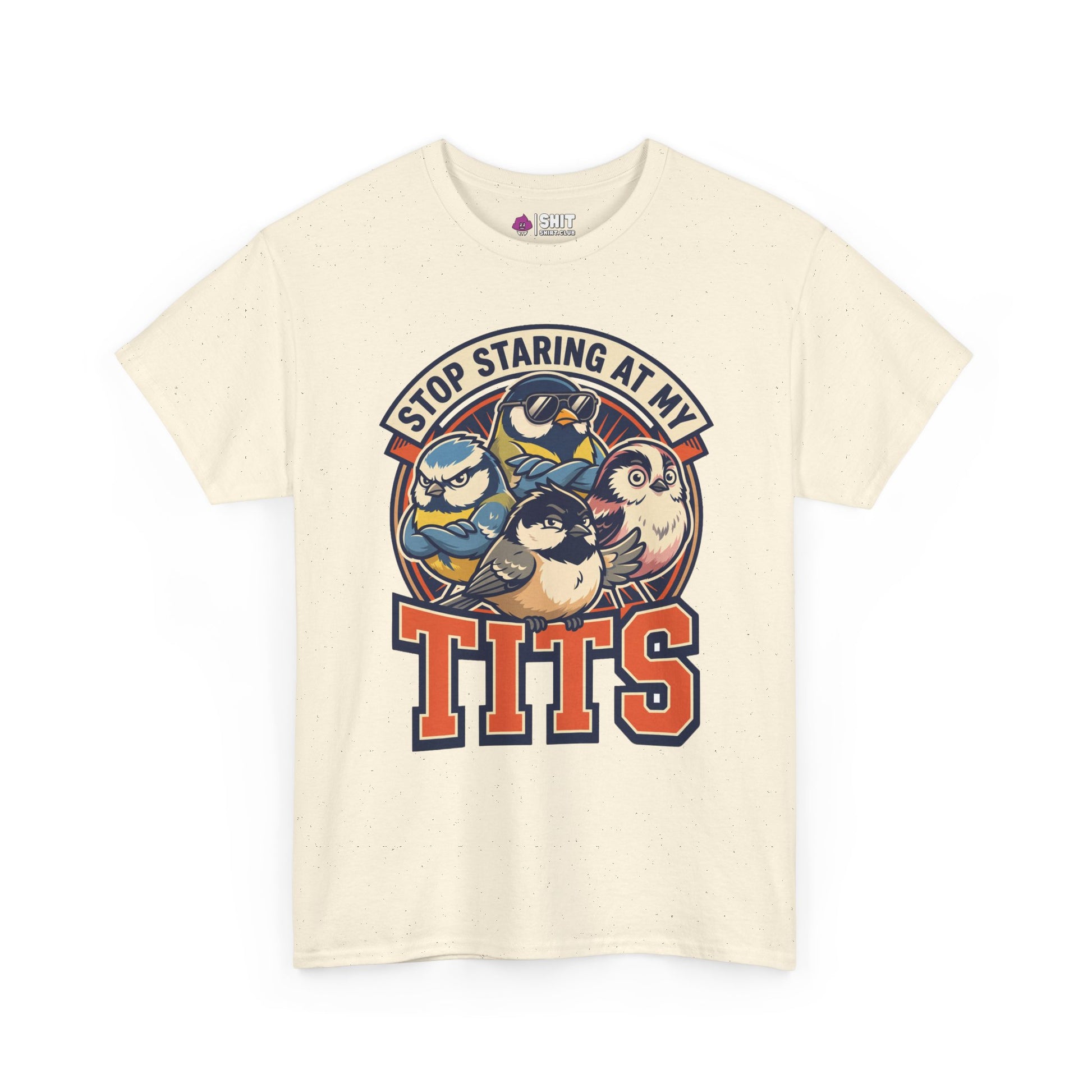 “Stop Staring at My Tits” Stag Do Tee - Shit Shirt Club