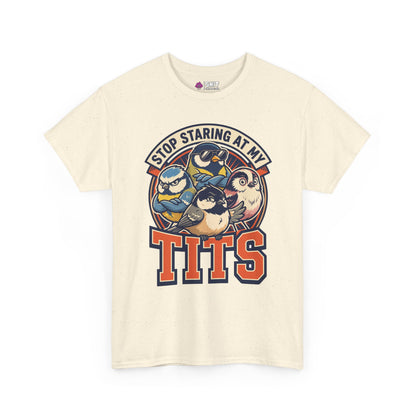 “Stop Staring at My Tits” Stag Do Tee - Shit Shirt Club