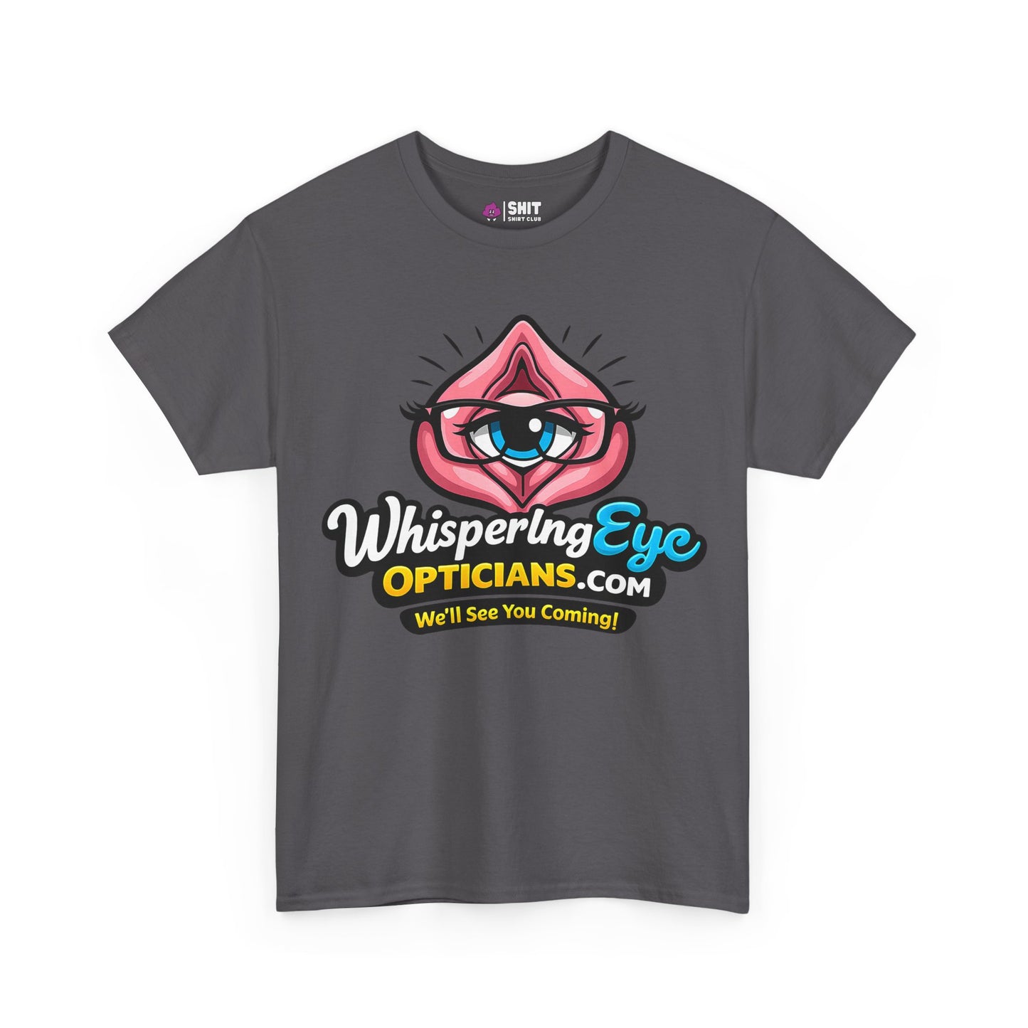 Whispering Eye Opticians Logo Tee (We'll See You Coming!)