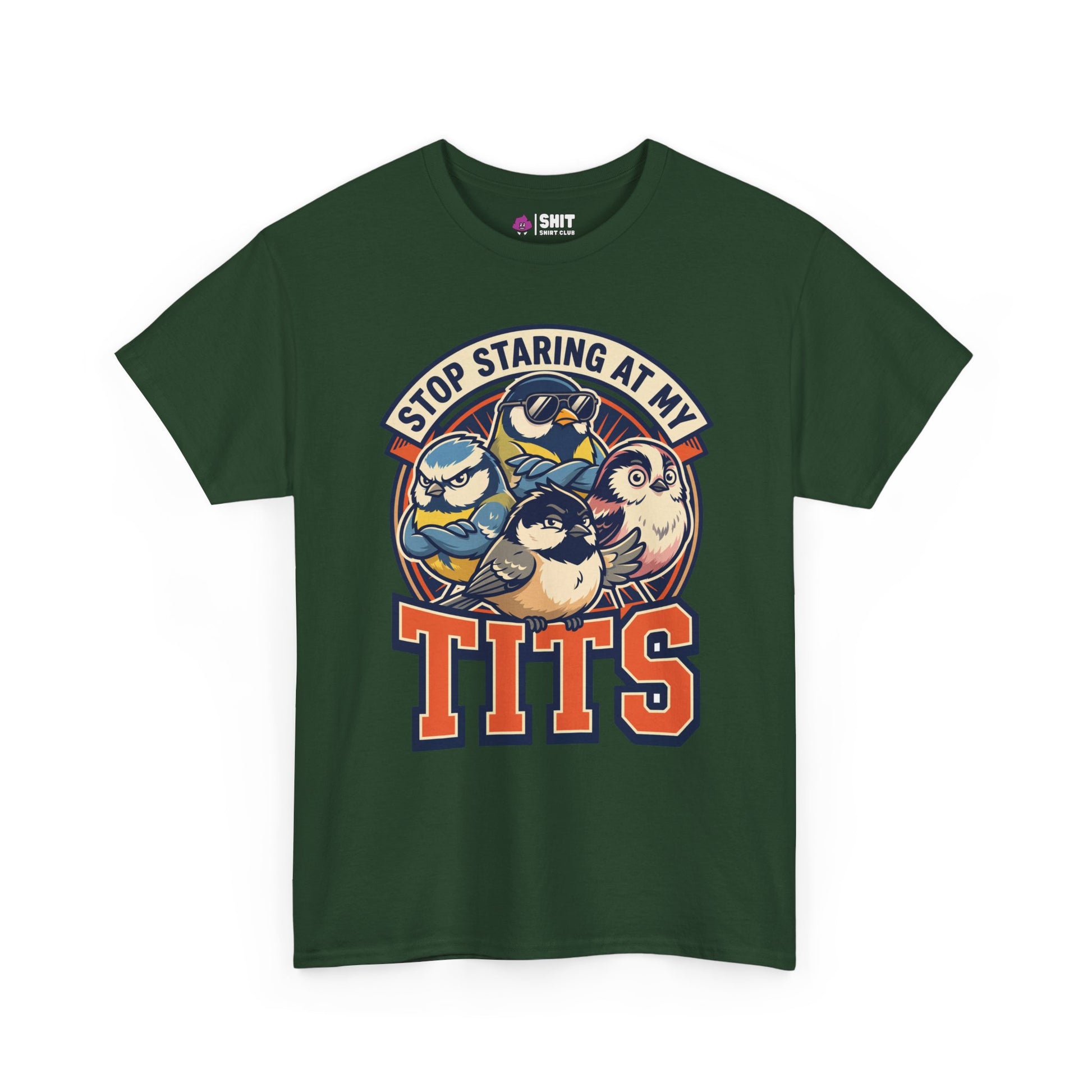 “Stop Staring at My Tits” Stag Do Tee - Shit Shirt Club