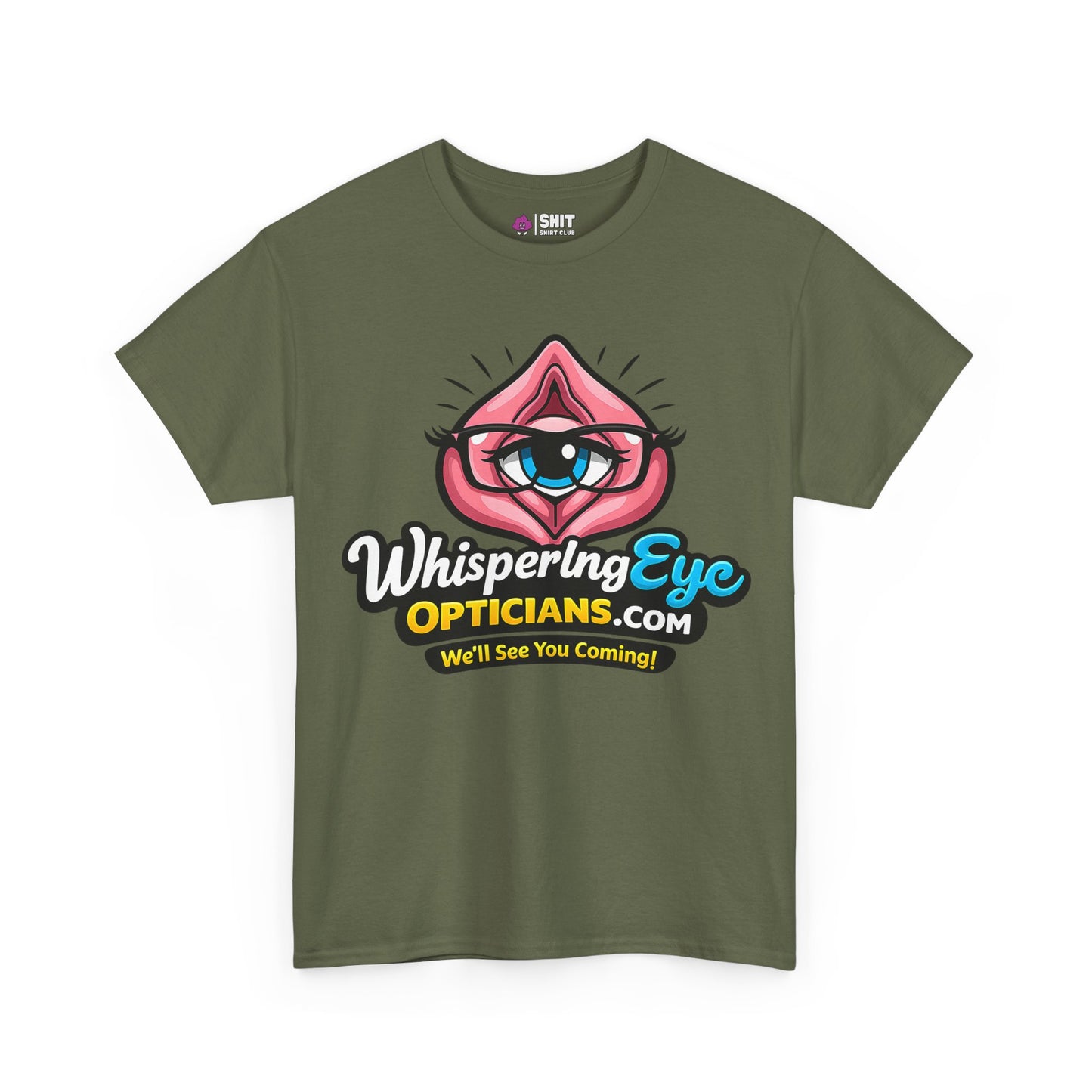 Whispering Eye Opticians Logo Tee (We'll See You Coming!)
