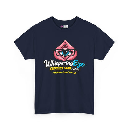 Whispering Eye Opticians Logo Tee (We'll See You Coming!) - Shit Shirt Club