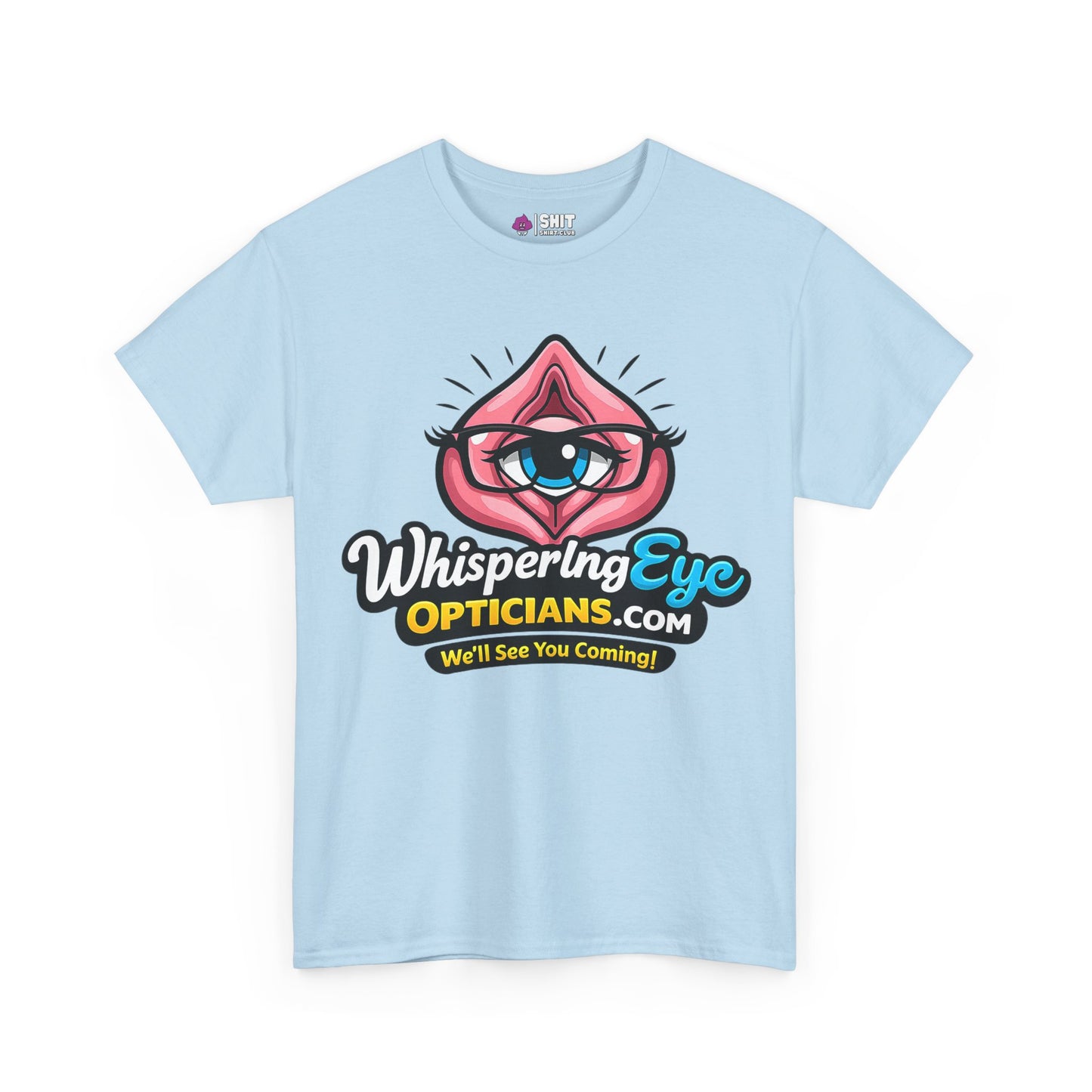 Whispering Eye Opticians Logo Tee (We'll See You Coming!)