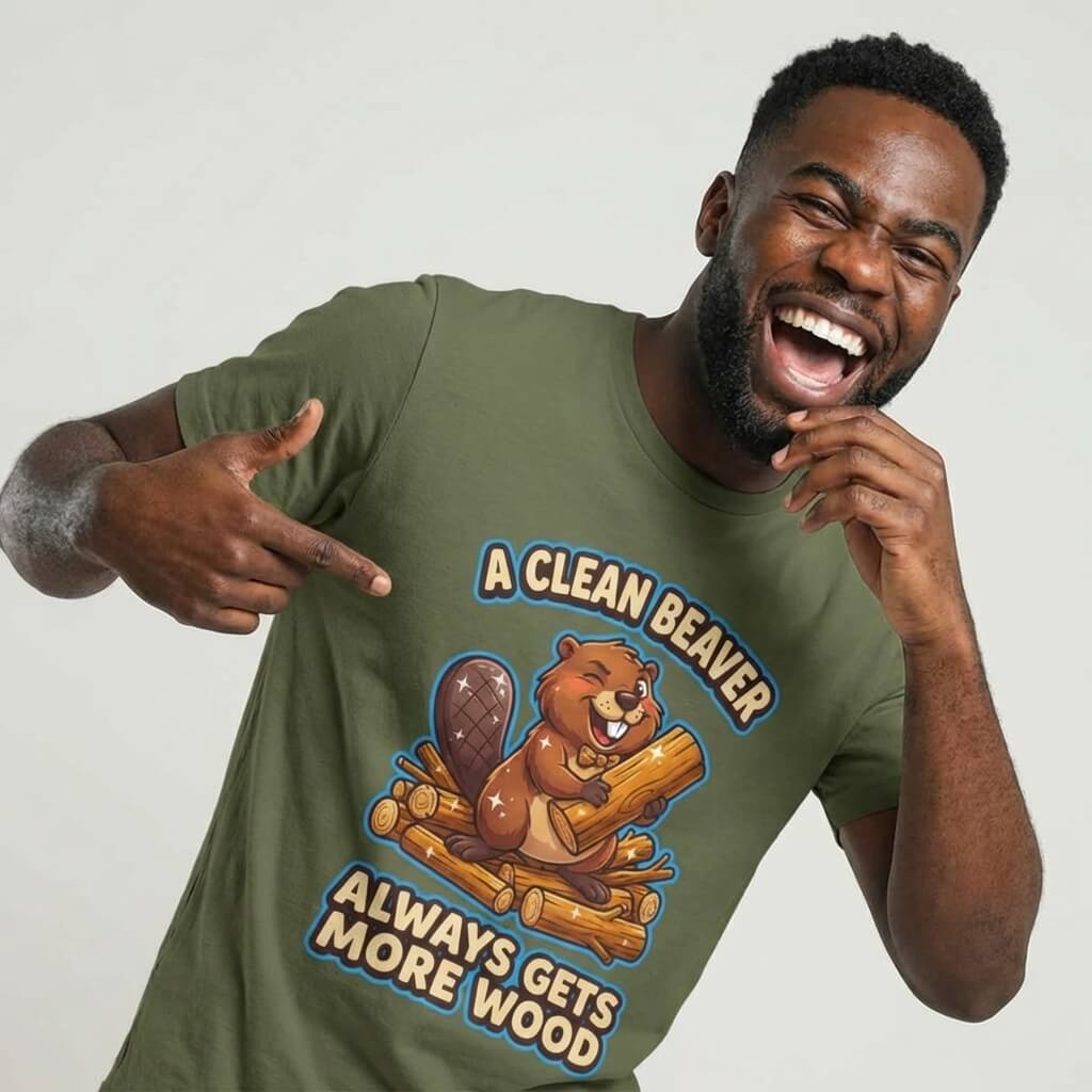 "A Clean Beaver Always Gets More Wood" Stag Do Tee - Shit Shirt Club 