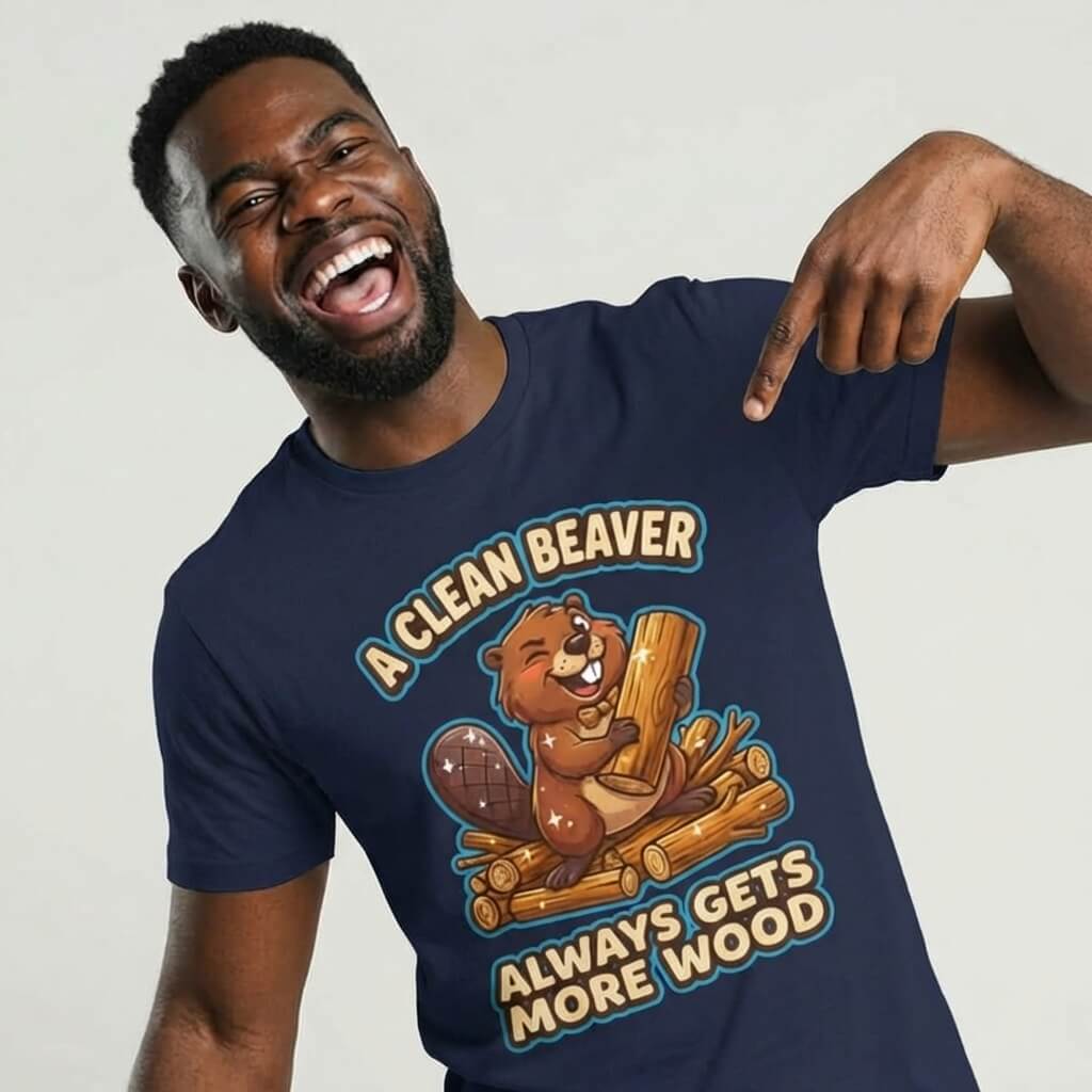 "A Clean Beaver Always Gets More Wood" Stag Do Tee - Shit Shirt Club 