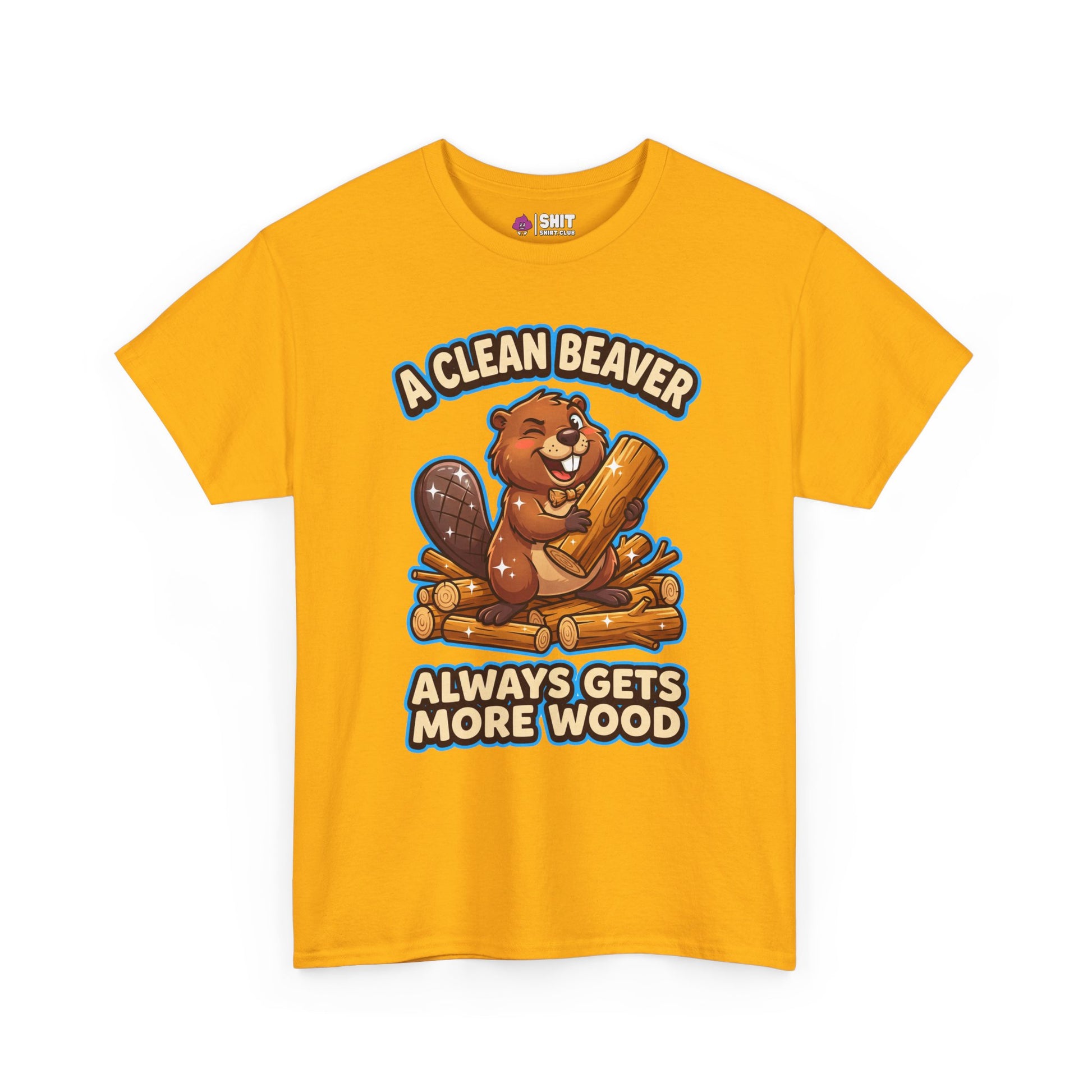 "A Clean Beaver Always Gets More Wood" Stag Do Tee - Shit Shirt Club 