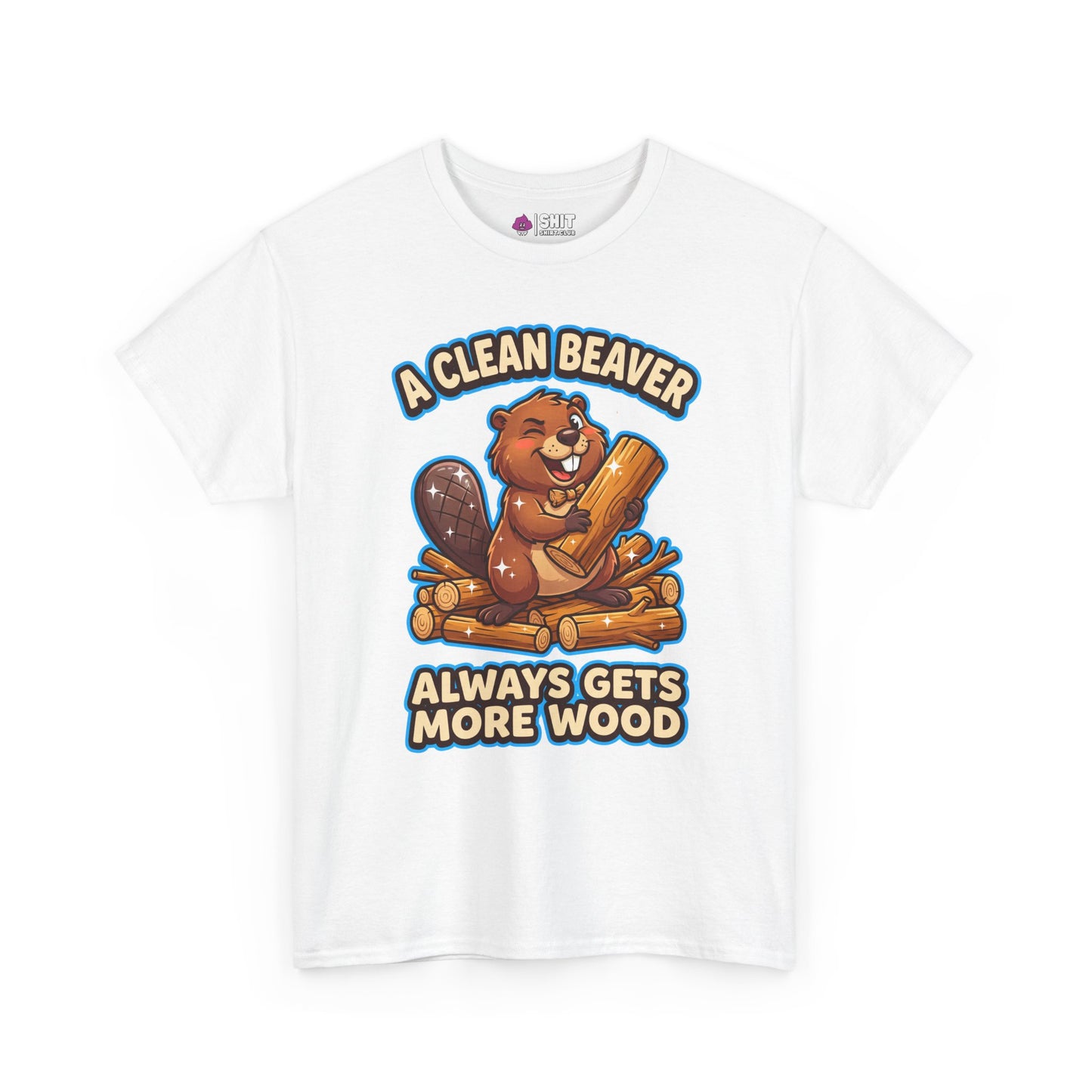 "A Clean Beaver Always Gets More Wood" Stag Do Tee - Shit Shirt Club 