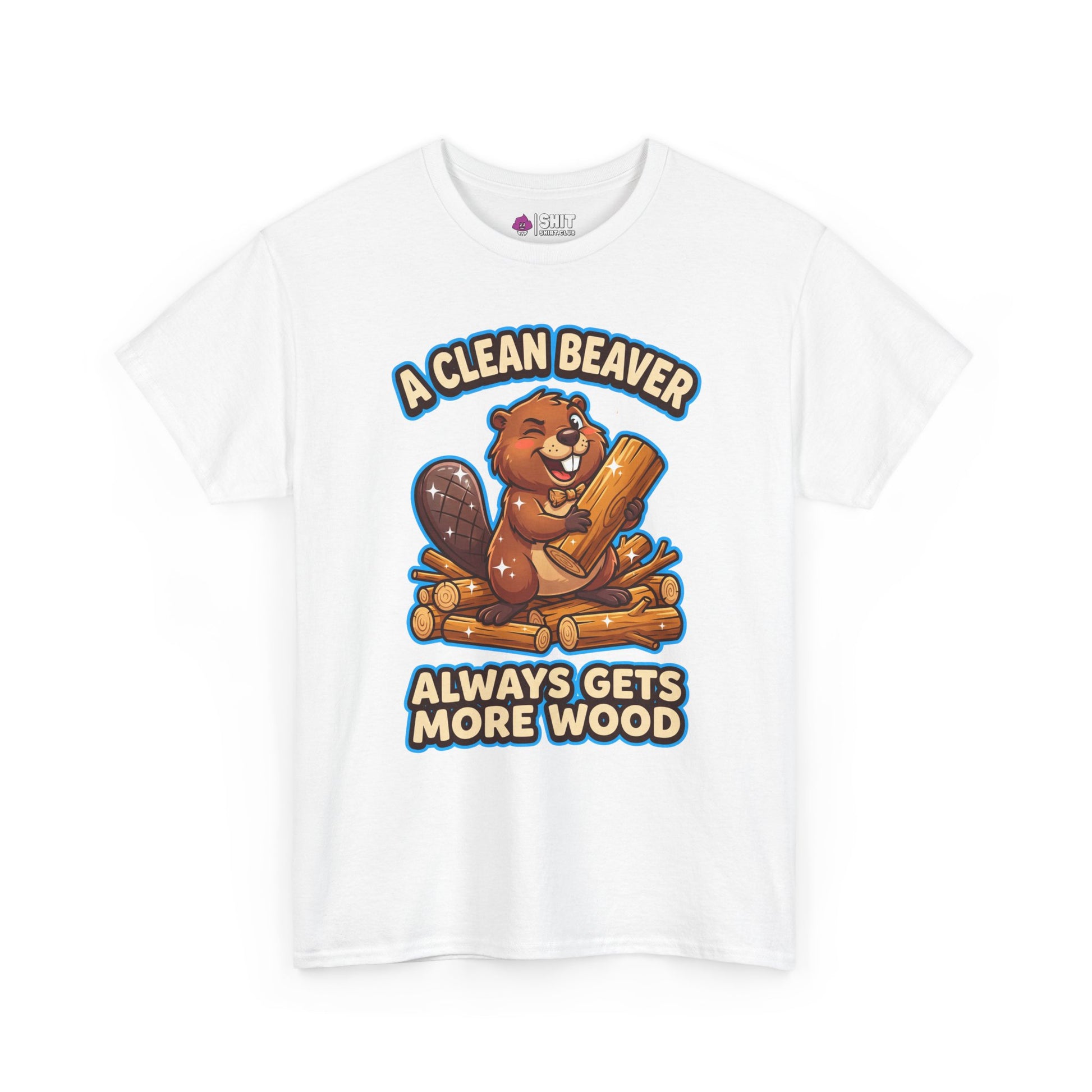 "A Clean Beaver Always Gets More Wood" Stag Do Tee - Shit Shirt Club 