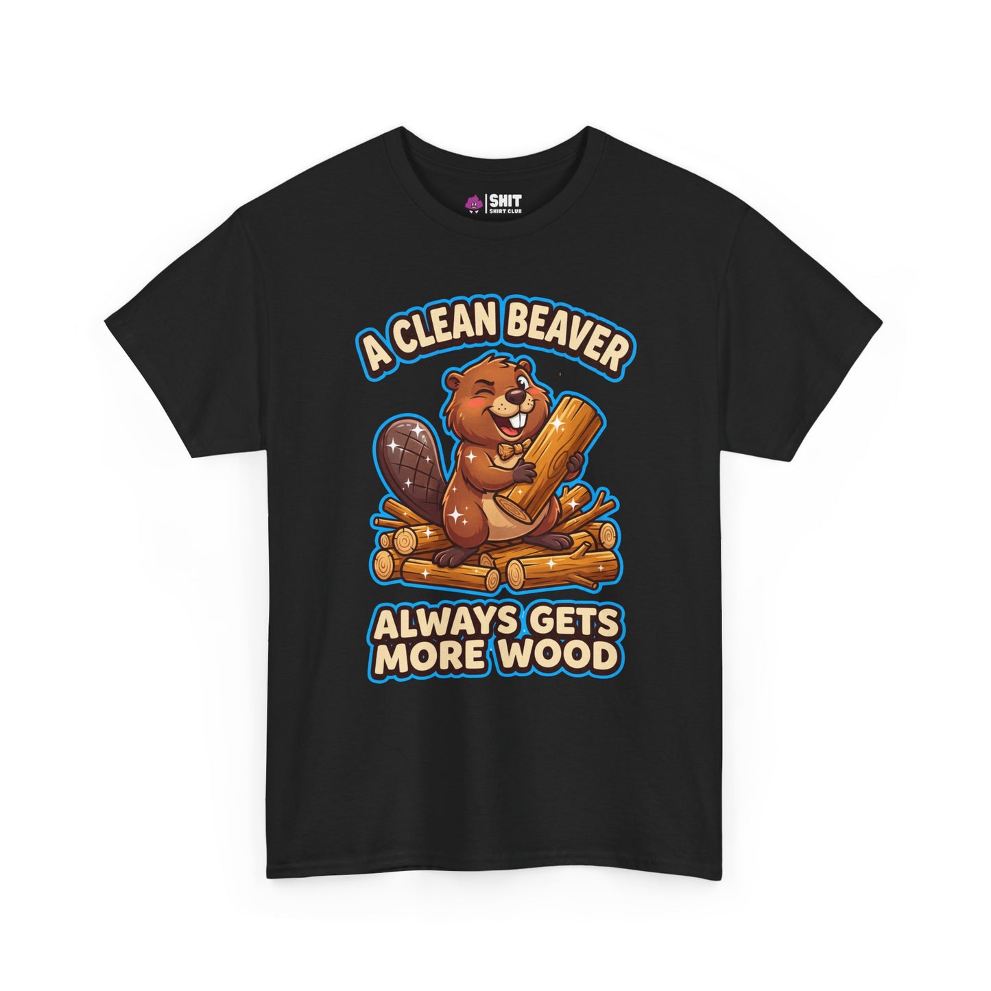 "A Clean Beaver Always Gets More Wood" Stag Do Tee - Shit Shirt Club 