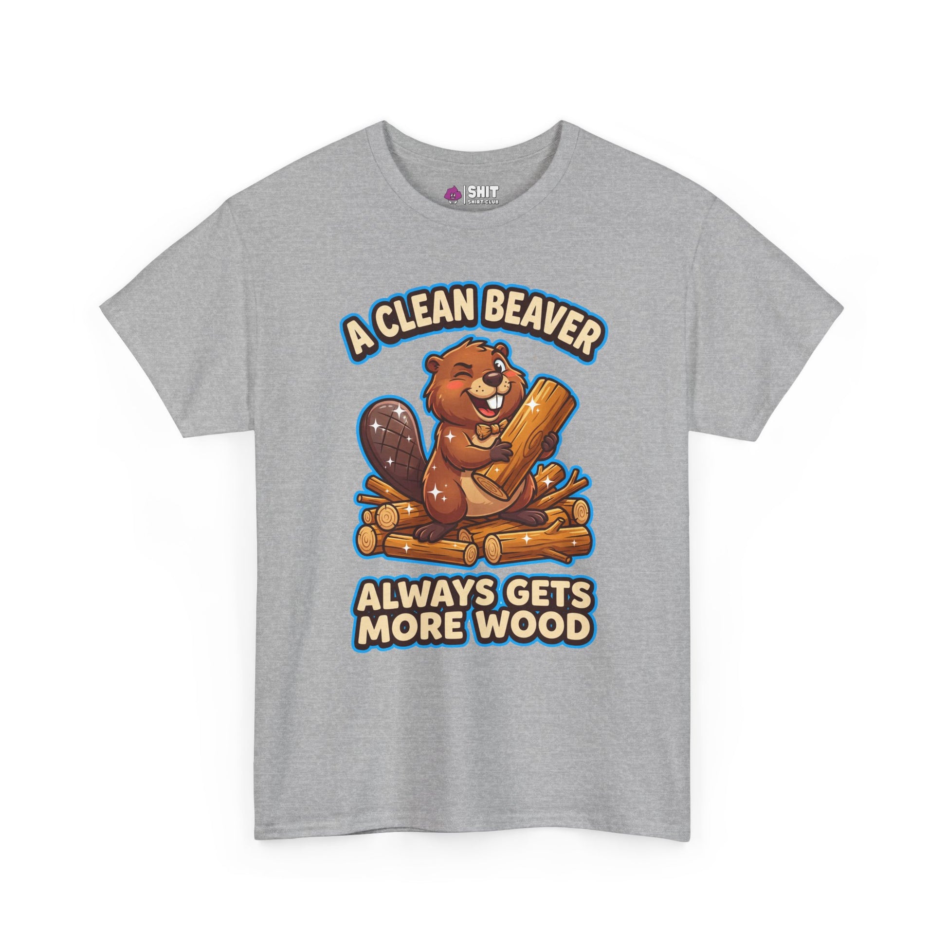 "A Clean Beaver Always Gets More Wood" Stag Do Tee - Shit Shirt Club 