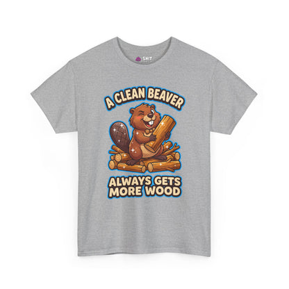 "A Clean Beaver Always Gets More Wood" Stag Do Tee - Shit Shirt Club 