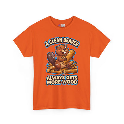 "A Clean Beaver Always Gets More Wood" Stag Do Tee - Shit Shirt Club 