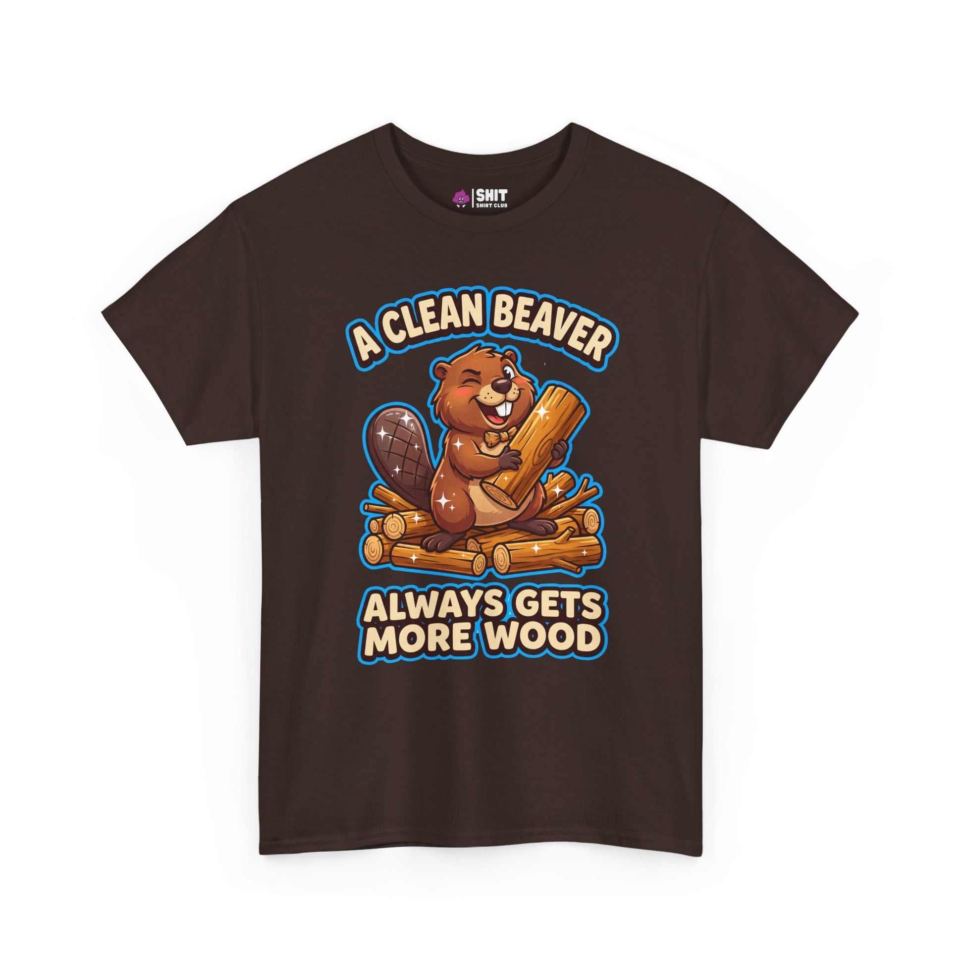 "A Clean Beaver Always Gets More Wood" Stag Do Tee - Shit Shirt Club 