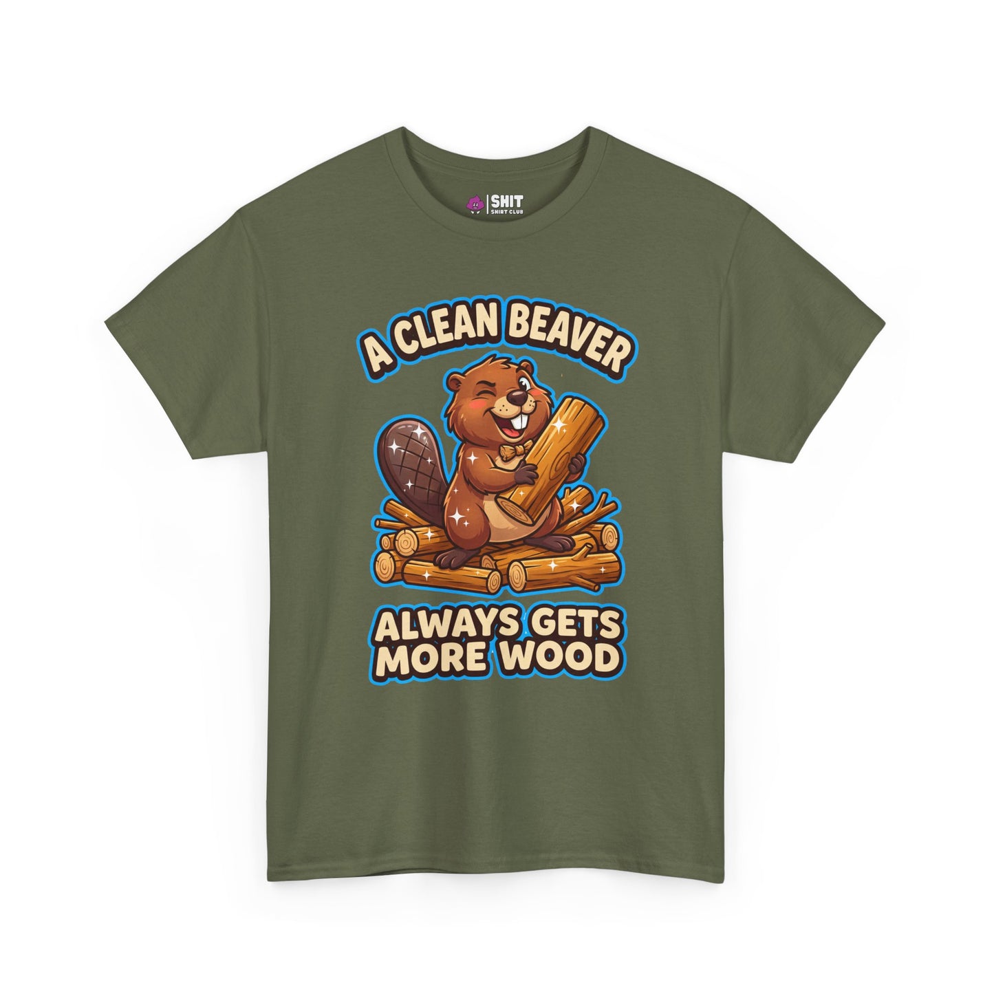 "A Clean Beaver Always Gets More Wood" Stag Do Tee - Shit Shirt Club 