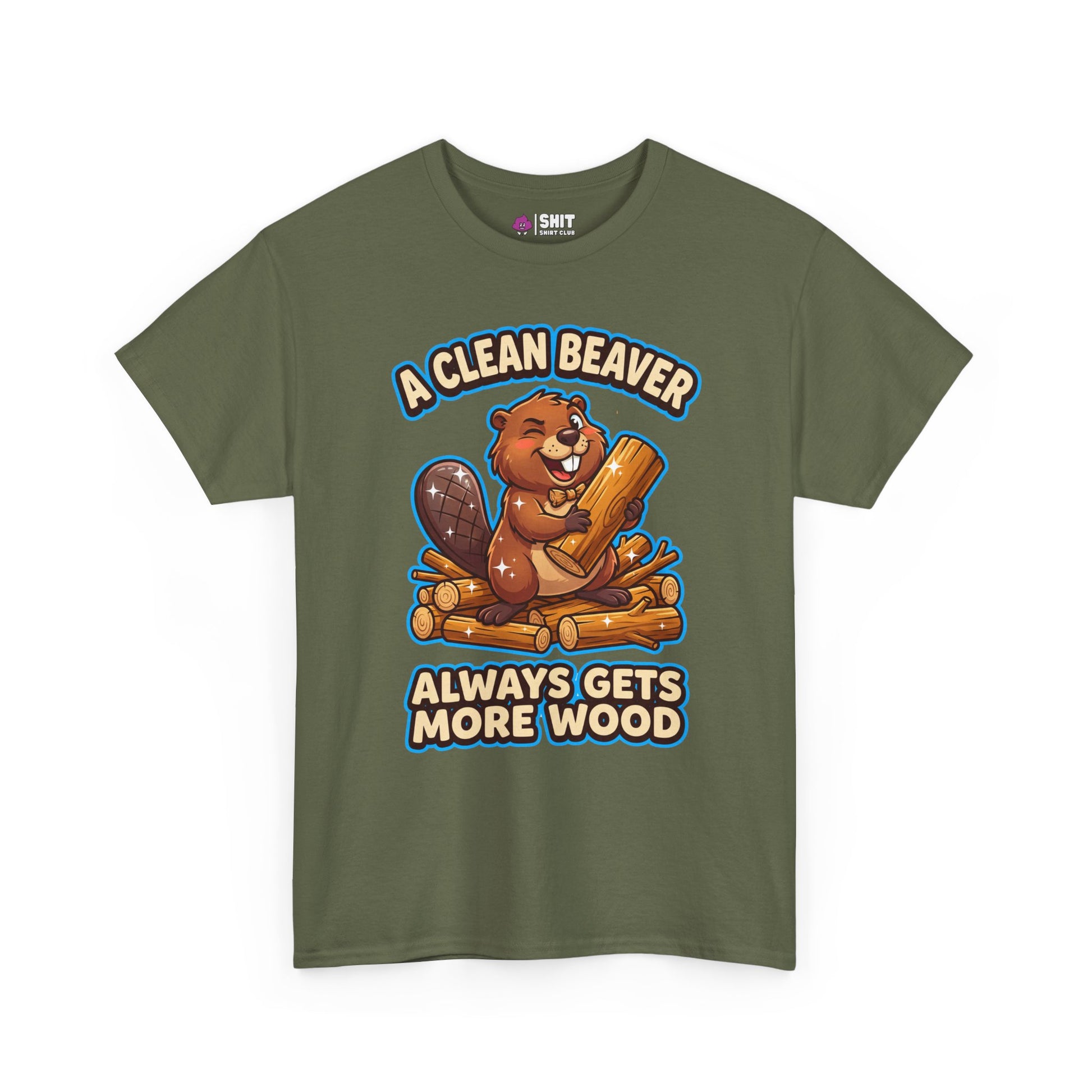 "A Clean Beaver Always Gets More Wood" Stag Do Tee - Shit Shirt Club 