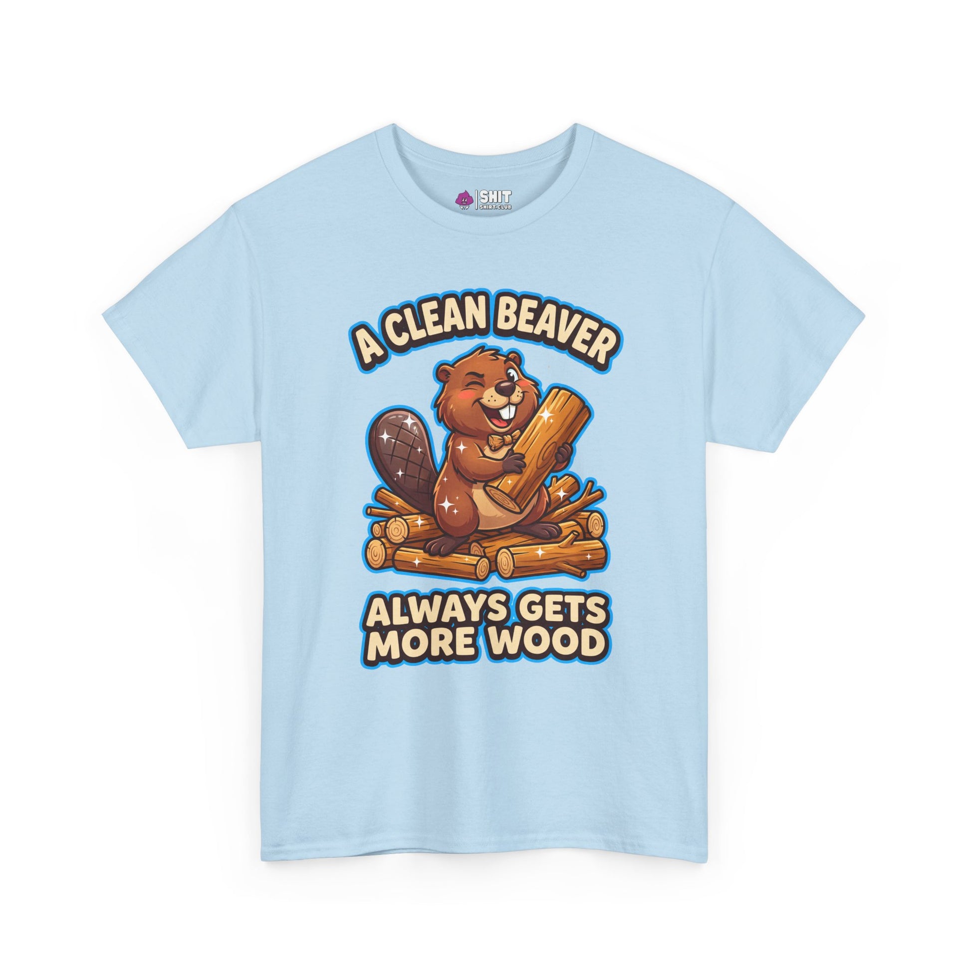 "A Clean Beaver Always Gets More Wood" Stag Do Tee - Shit Shirt Club 