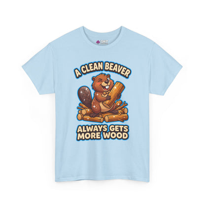 "A Clean Beaver Always Gets More Wood" Stag Do Tee - Shit Shirt Club 