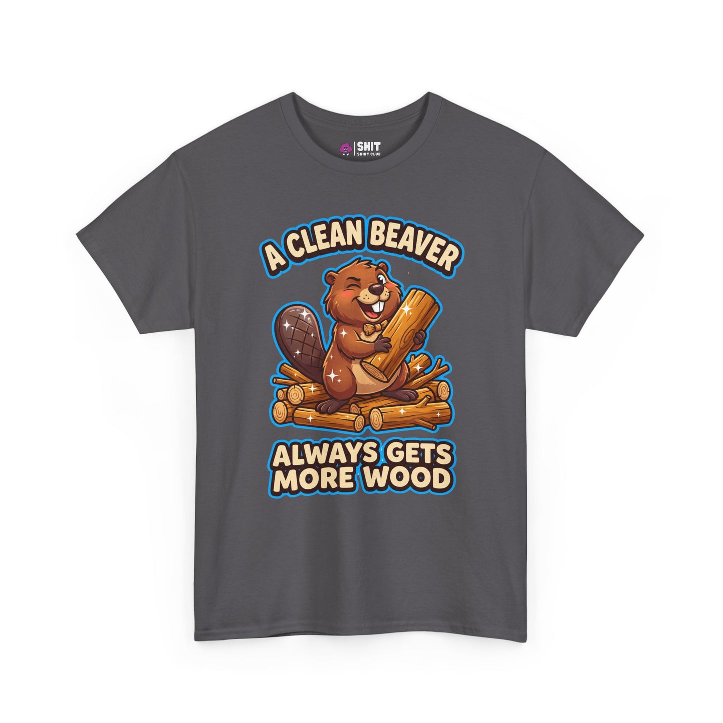 "A Clean Beaver Always Gets More Wood" Stag Do Tee - Shit Shirt Club 
