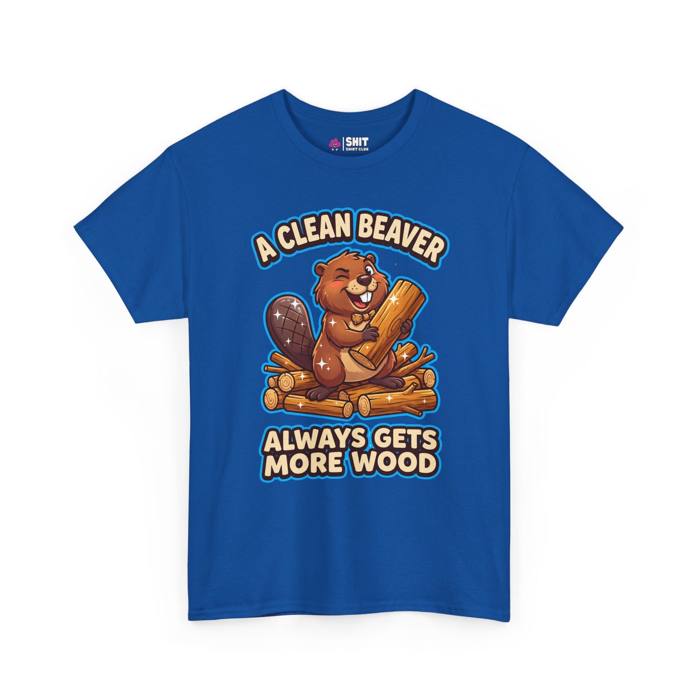 "A Clean Beaver Always Gets More Wood" Stag Do Tee - Shit Shirt Club 