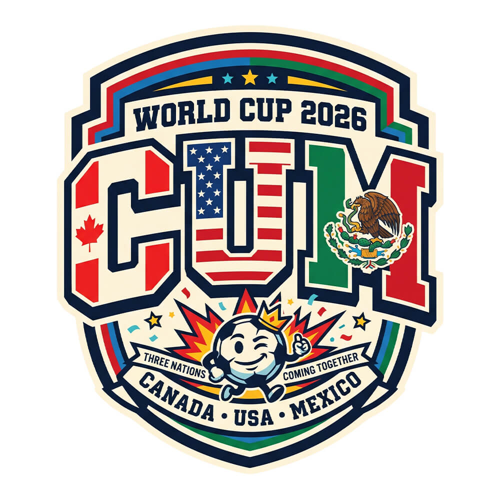 CUM World Cup 2026 T-Shirt | Funny World Cup 2026 Football Tee - Shit Shirt Club 