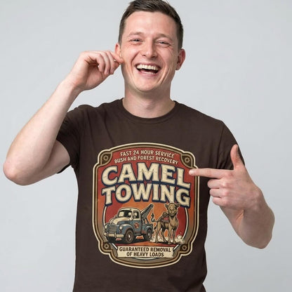 Camel Towing Funny Tee - Shit Shirt Club 