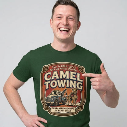 Camel Towing Funny Tee - Shit Shirt Club 