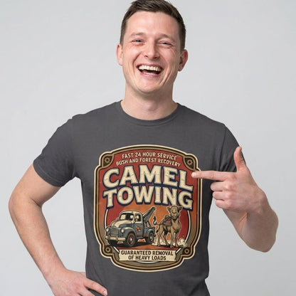 Camel Towing Funny Tee - Shit Shirt Club 