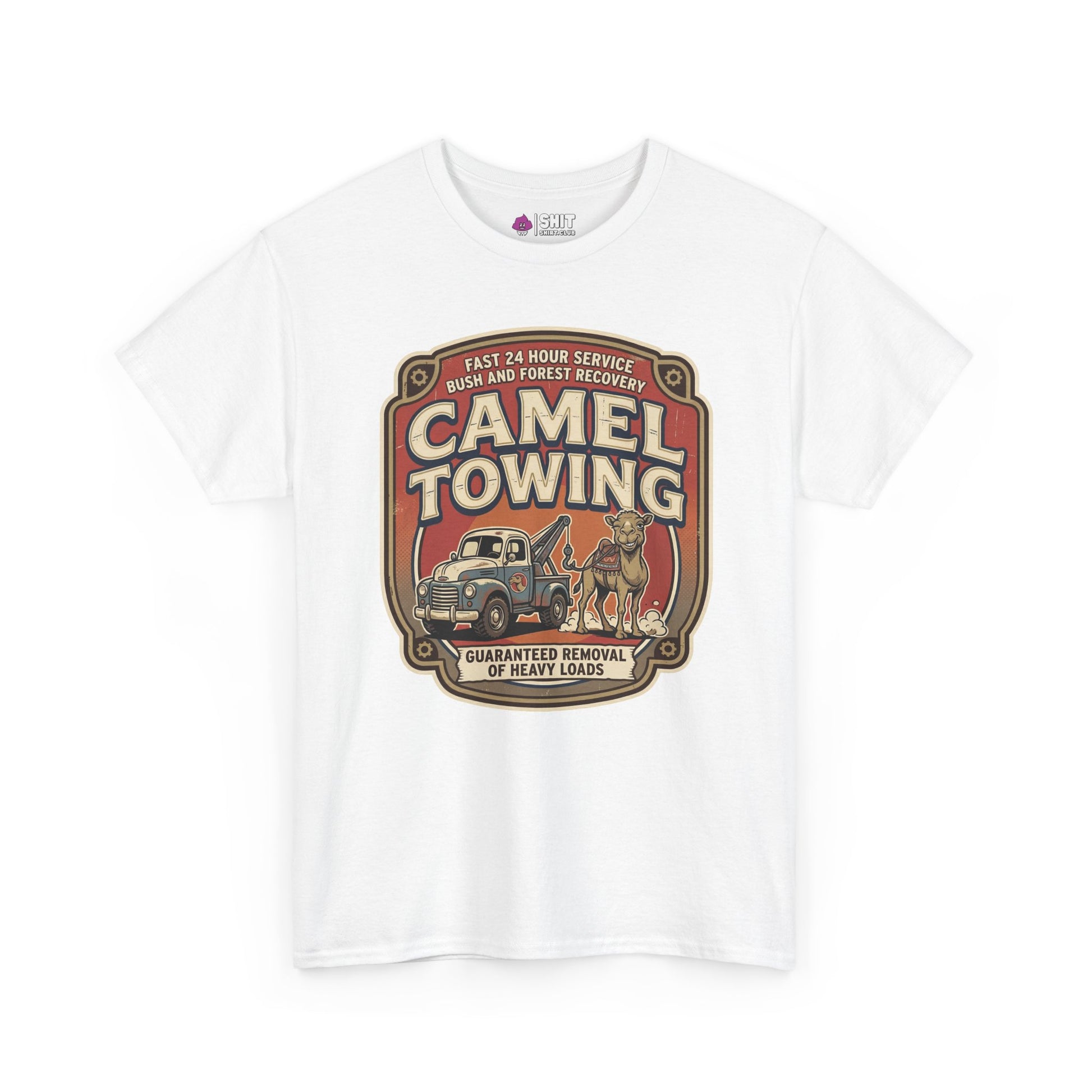 Camel Towing Funny Tee - Shit Shirt Club 