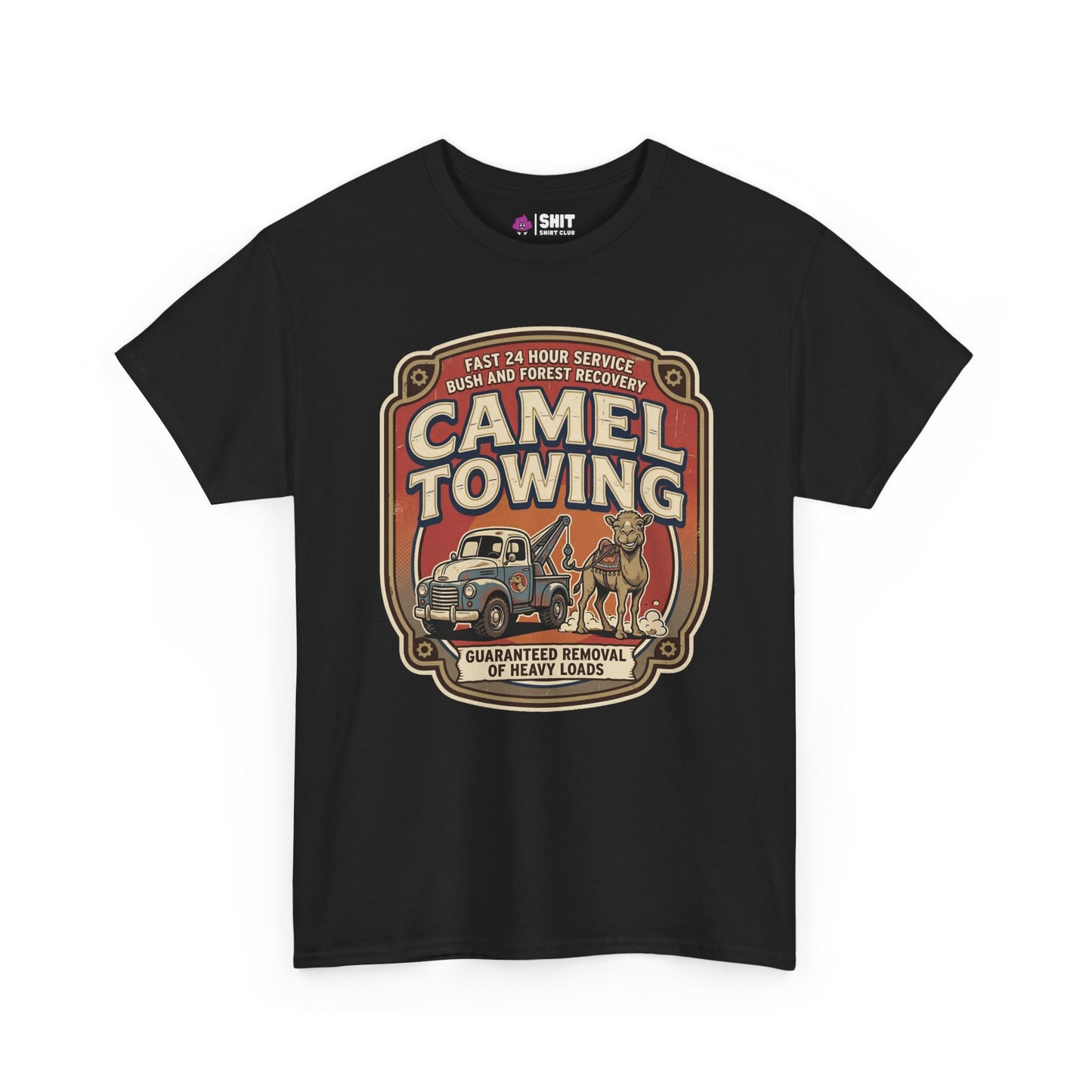 Camel Towing Funny Tee - Shit Shirt Club 