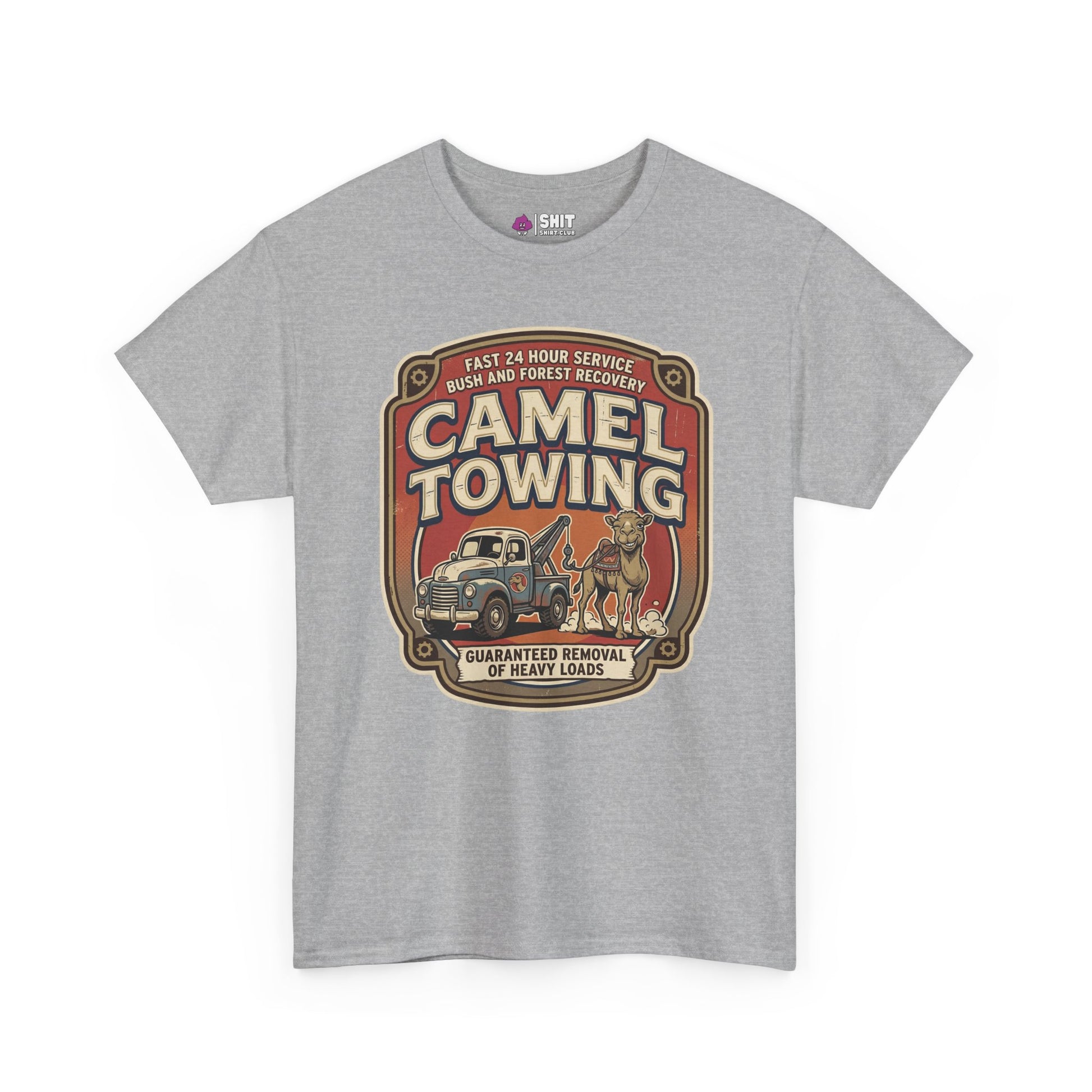 Camel Towing Funny Tee - Shit Shirt Club 