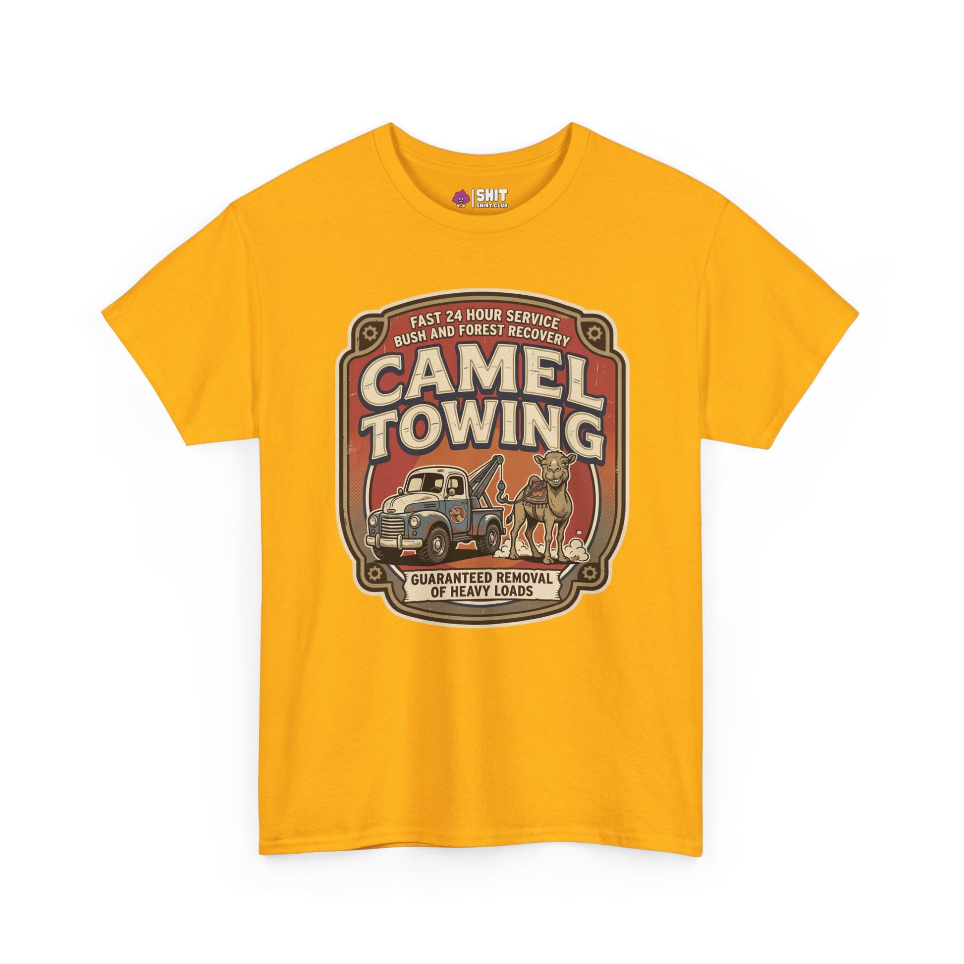 Camel Towing Funny Tee - Shit Shirt Club 