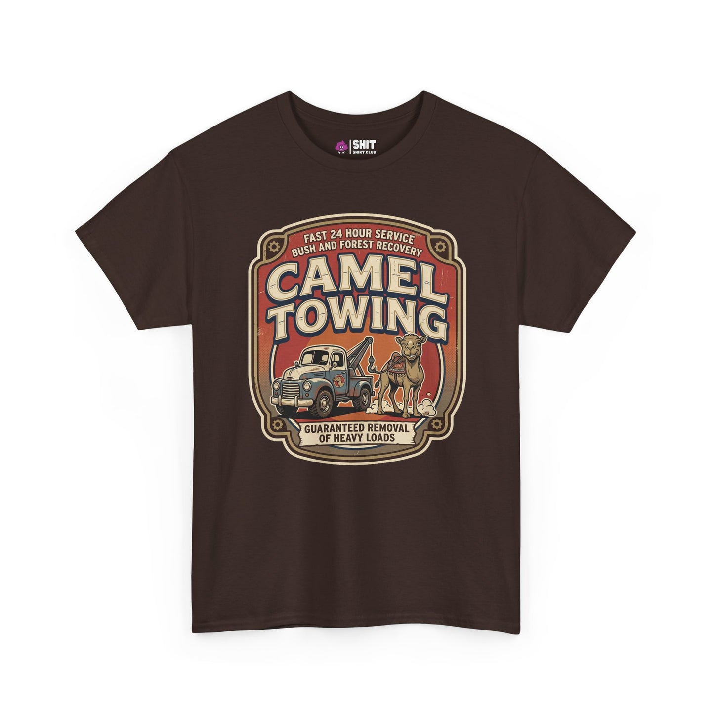Camel Towing Funny Tee - Shit Shirt Club 