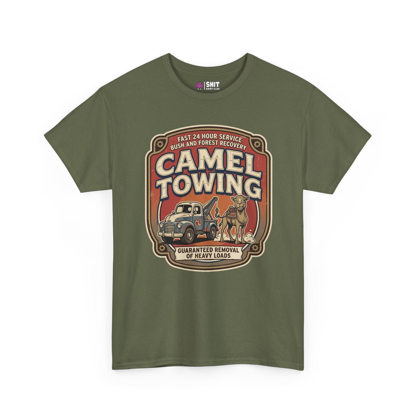 Camel Towing Funny Tee - Shit Shirt Club 