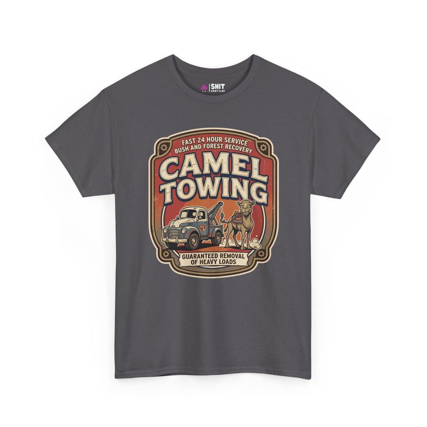 Camel Towing Funny Tee - Shit Shirt Club 