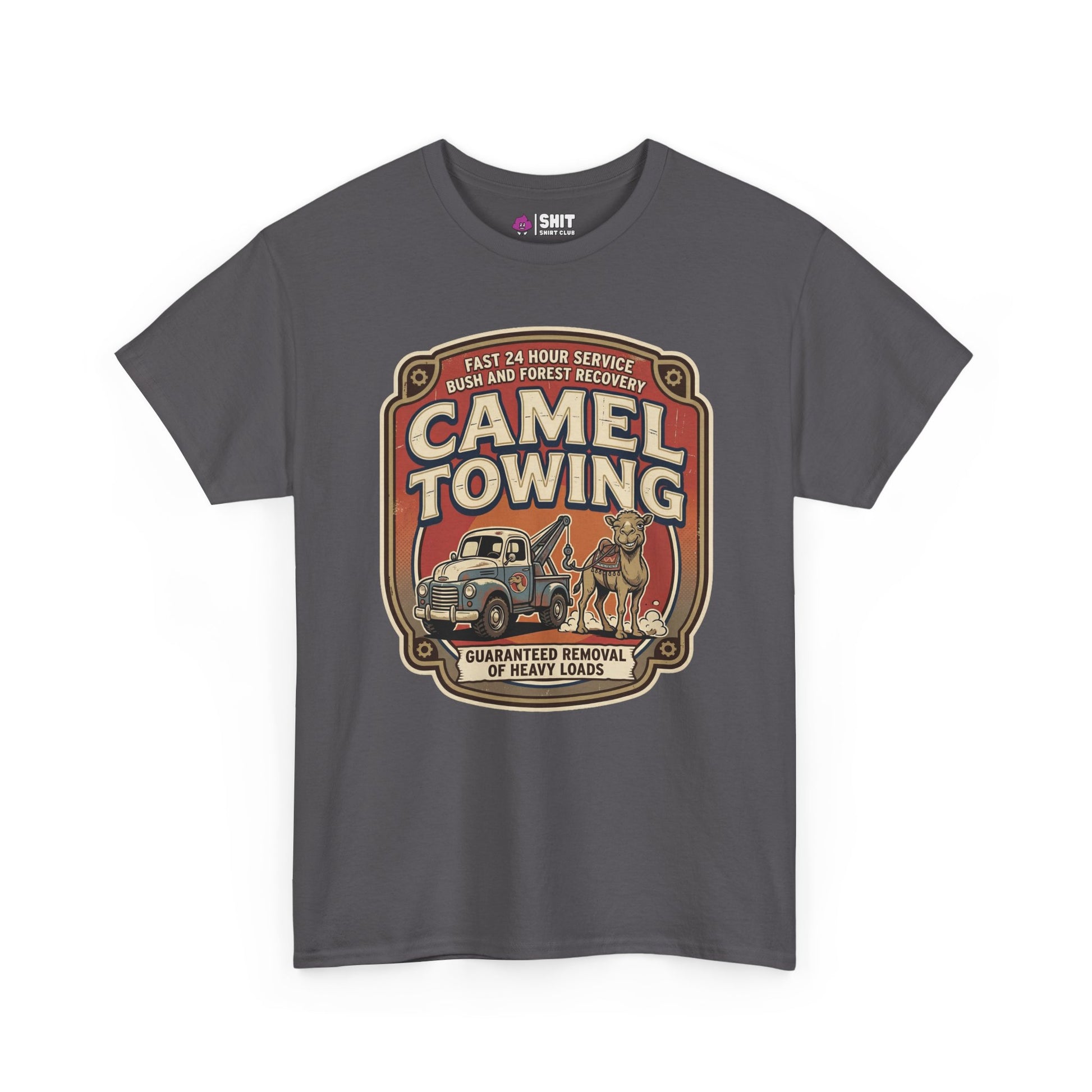 Camel Towing Funny Tee - Shit Shirt Club 