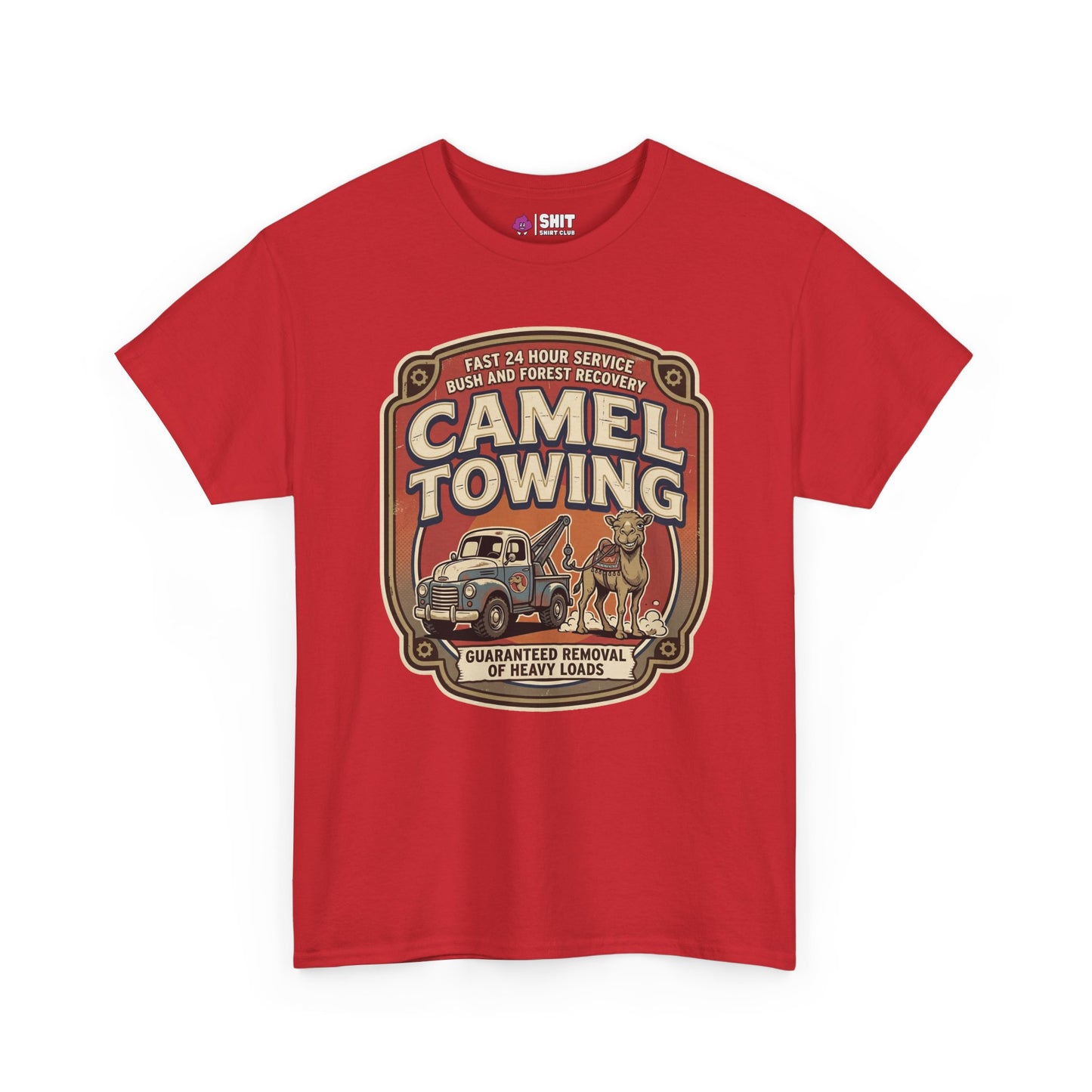 Camel Towing Funny Tee - Shit Shirt Club 