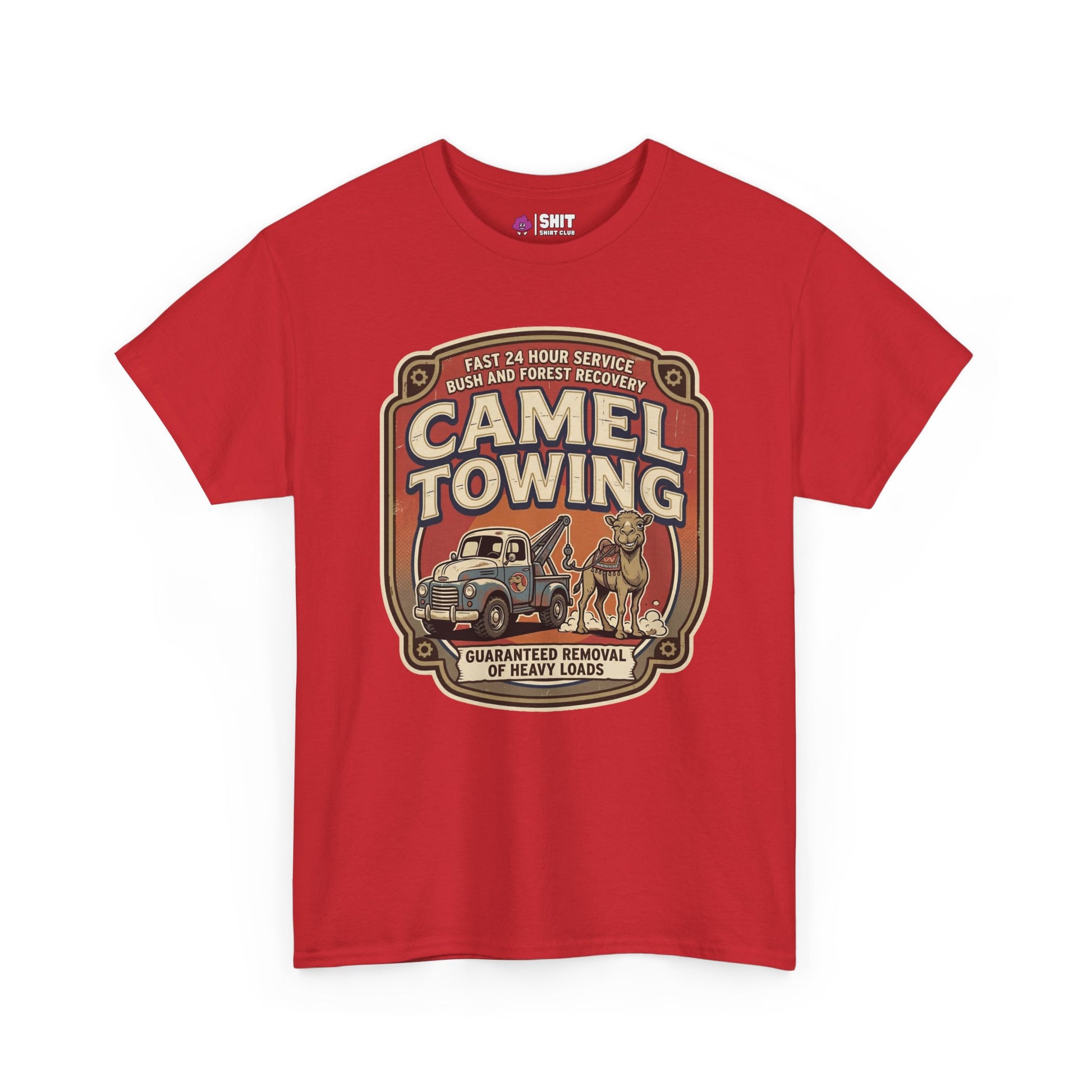 Camel Towing Funny Tee - Shit Shirt Club 