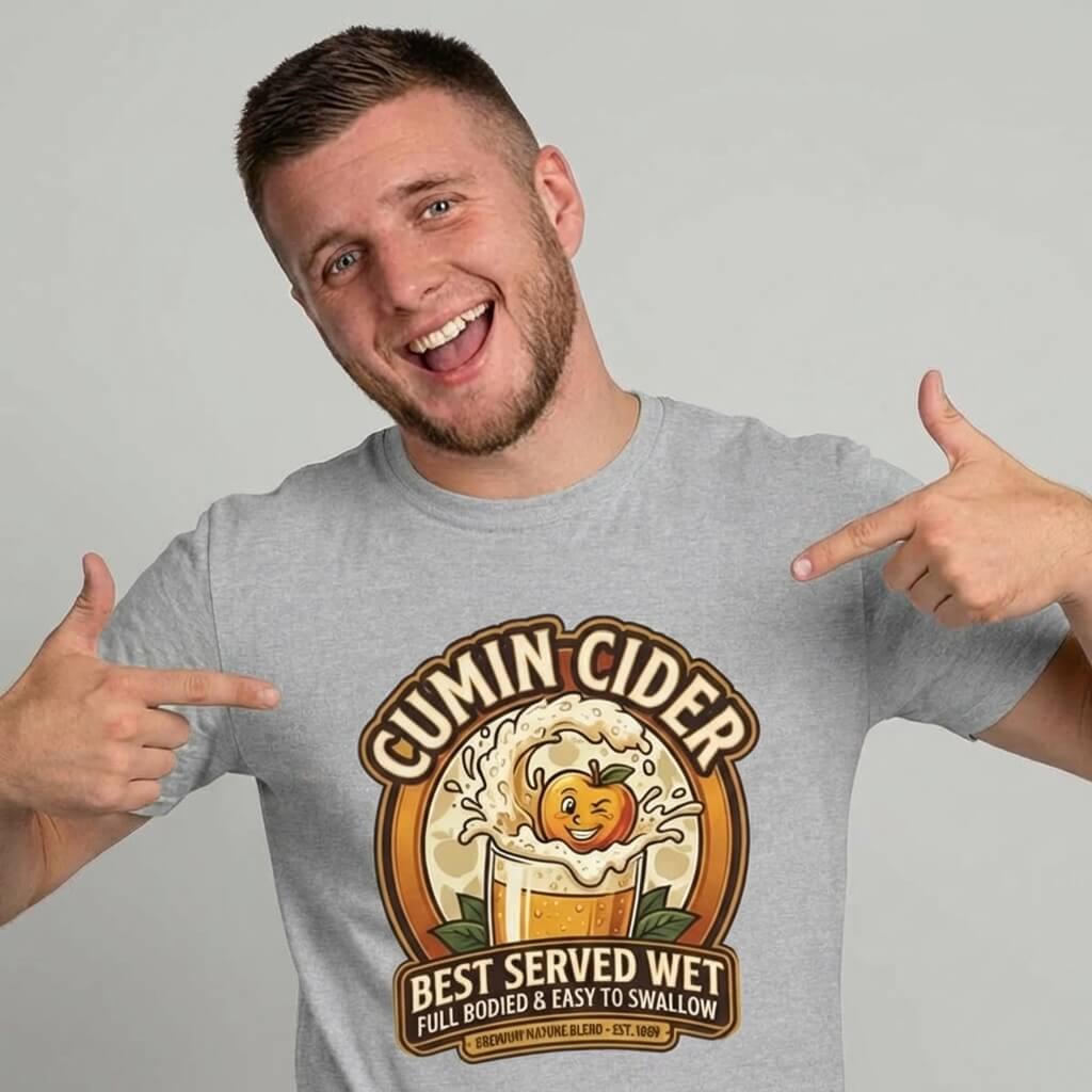Cumin Cider Stag Do Tee - Shit Shirt Club 
