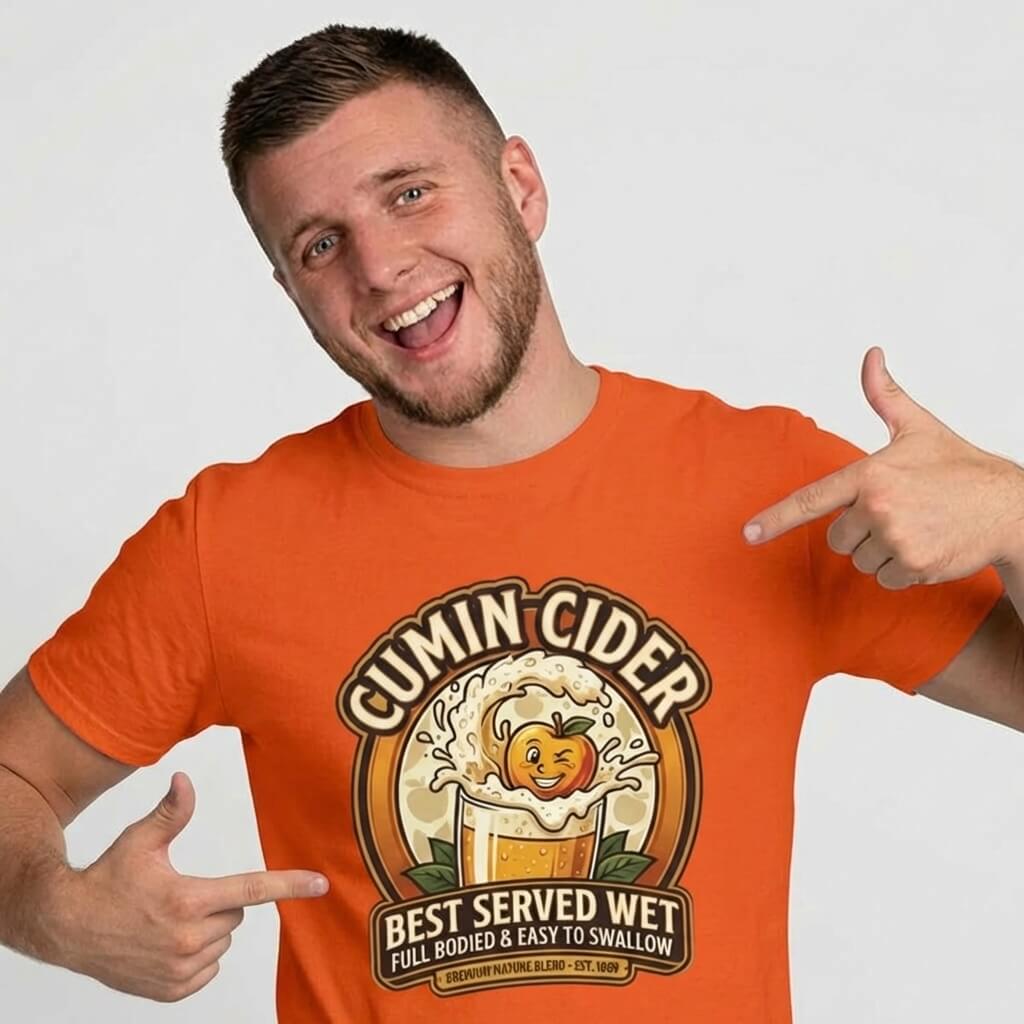 Cumin Cider Stag Do Tee - Shit Shirt Club 